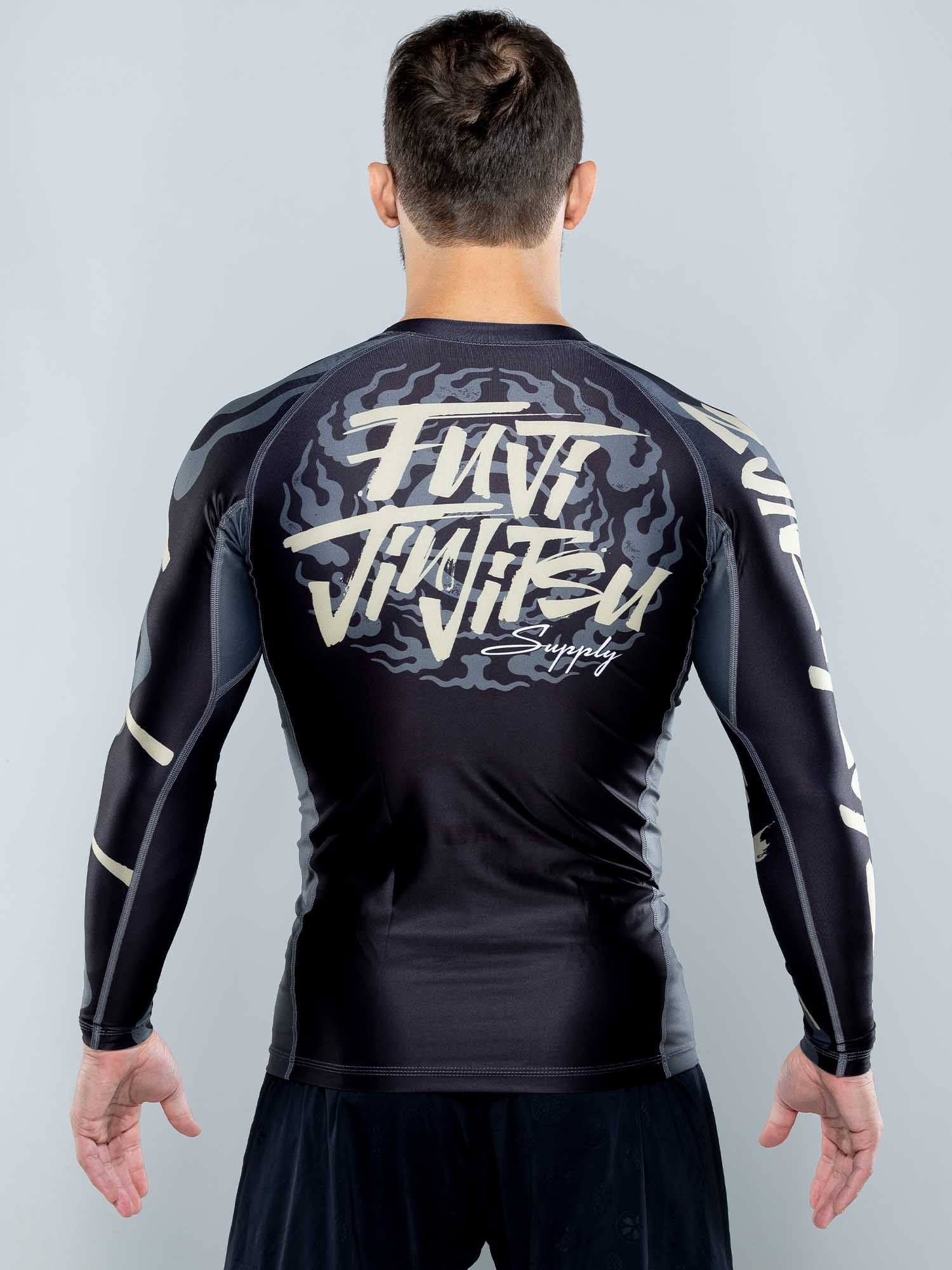 Yakedo Standard Long Sleeve Rashguard Black