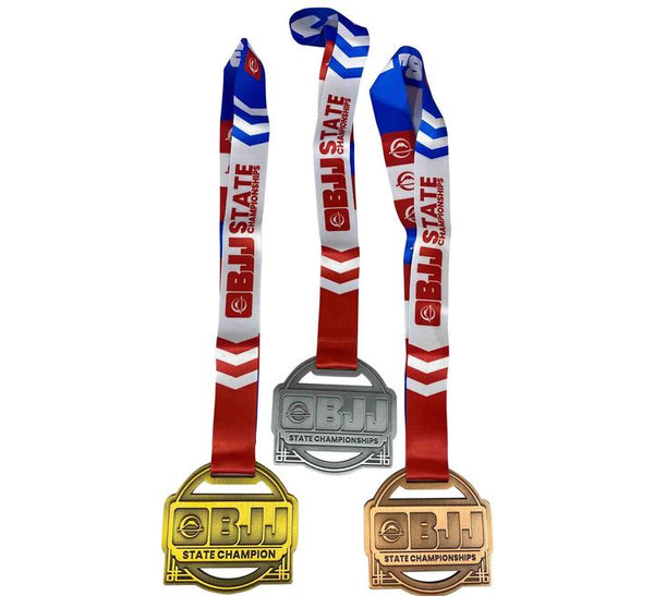 FUJI BJJ State Championship Medals Silver