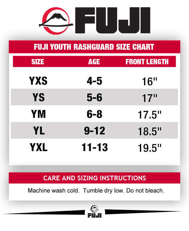 Fuji A4 Size Chart _ Fuji All Around for big guy. FJCY
