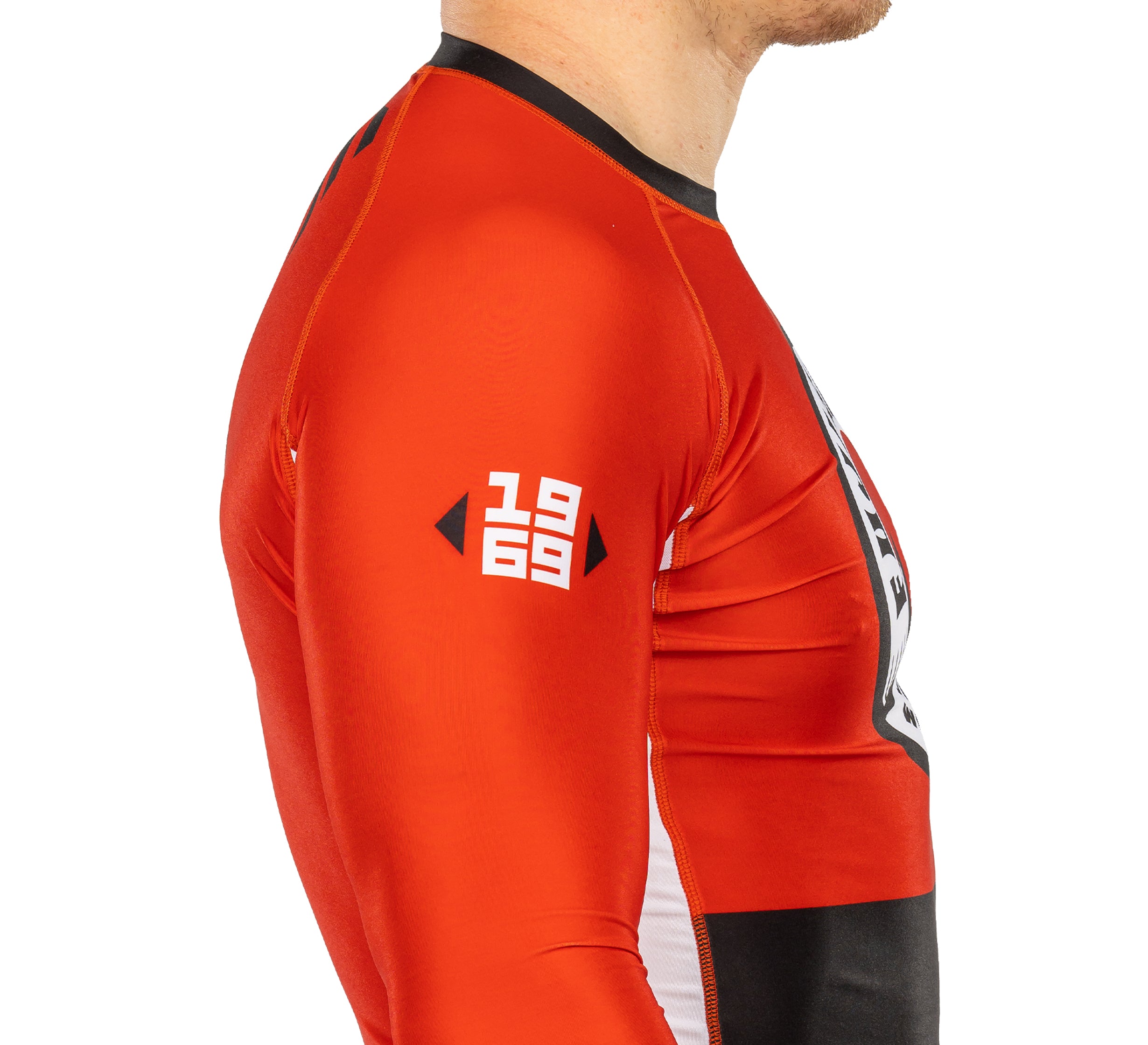 Heritage Long Sleeve Rashguard Red