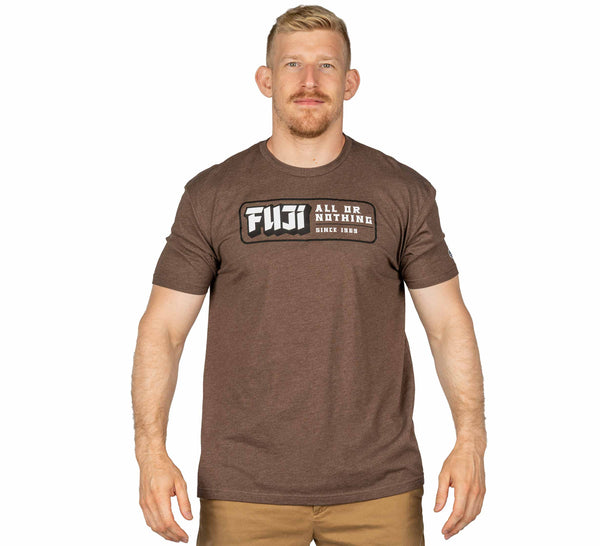 Ranked Jiu-Jitsu T-Shirt Brown