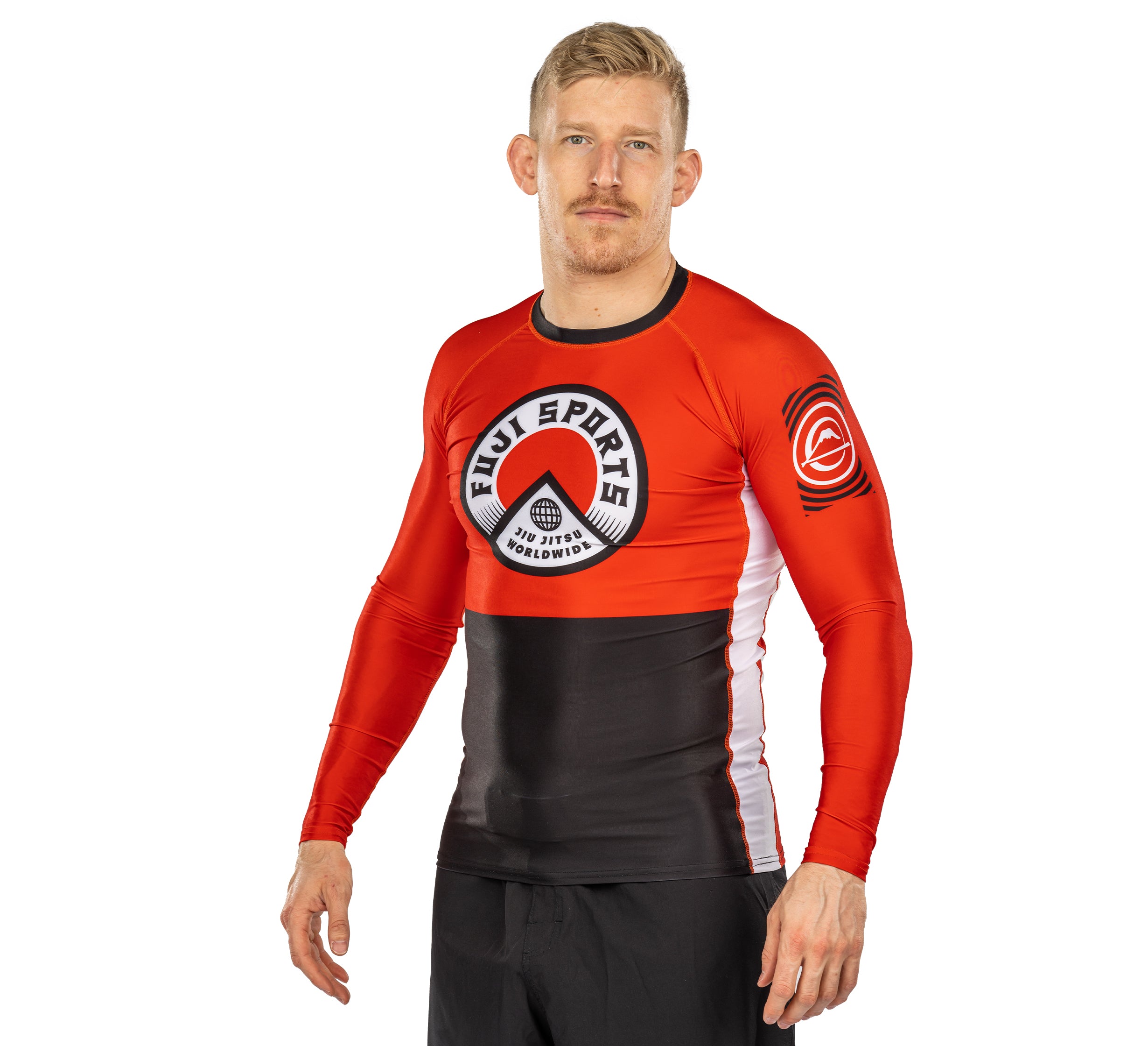 Heritage Long Sleeve Rashguard Red