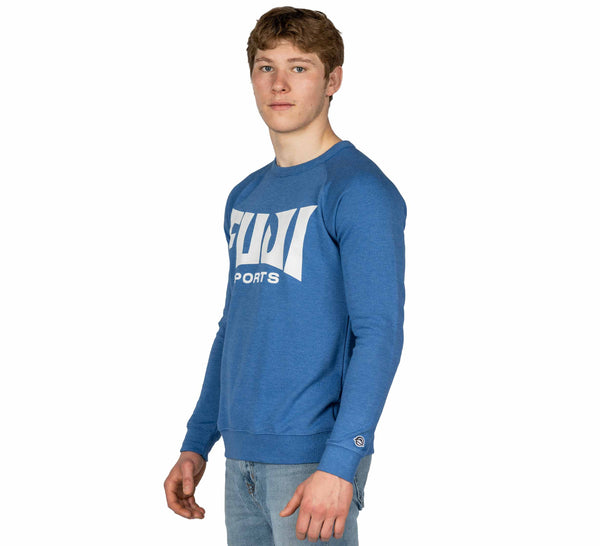 Deluxe Crewneck Men's Sweatshirt Blue