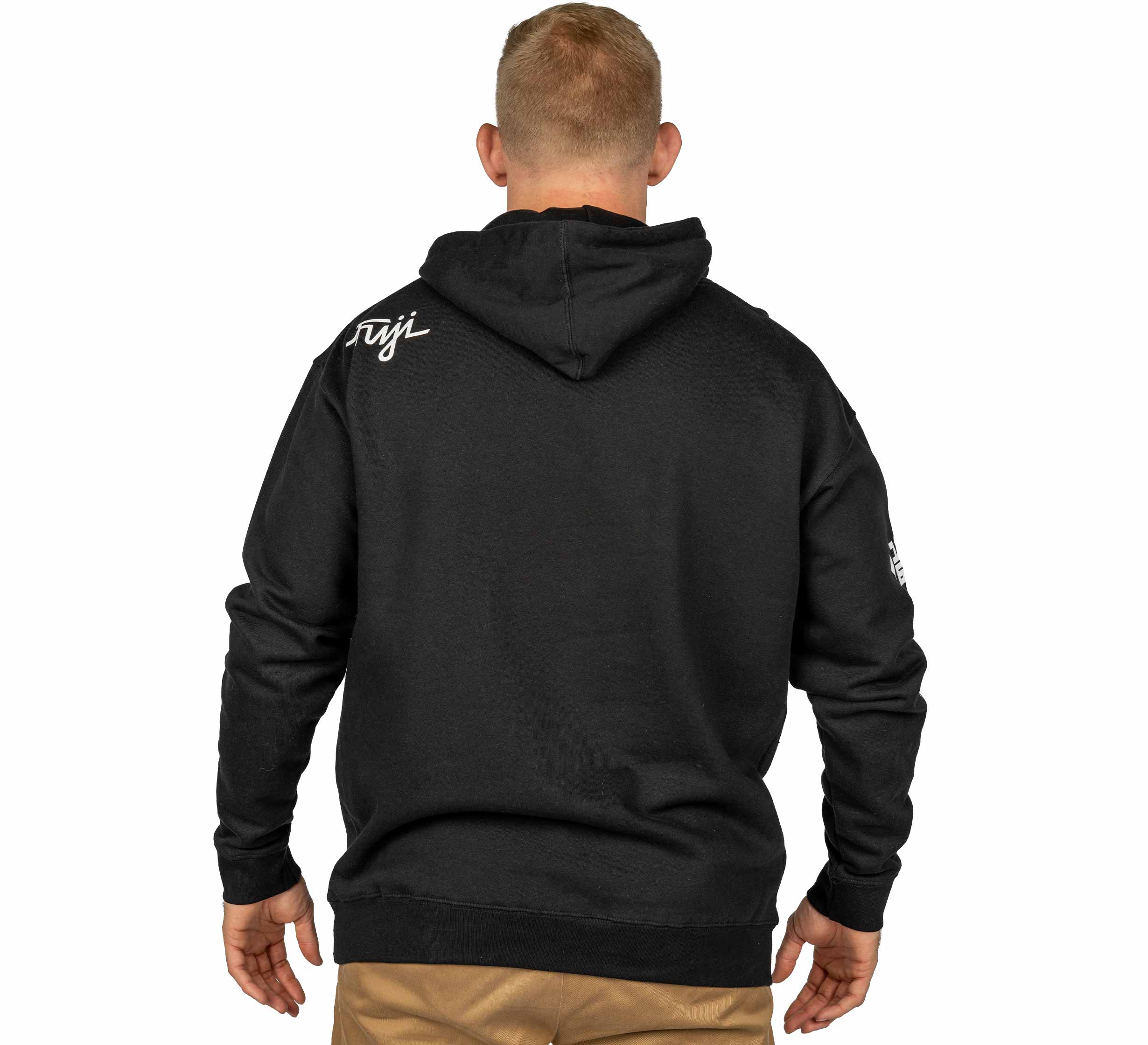 Midnight Collegiate Pull Over Hoodie Black