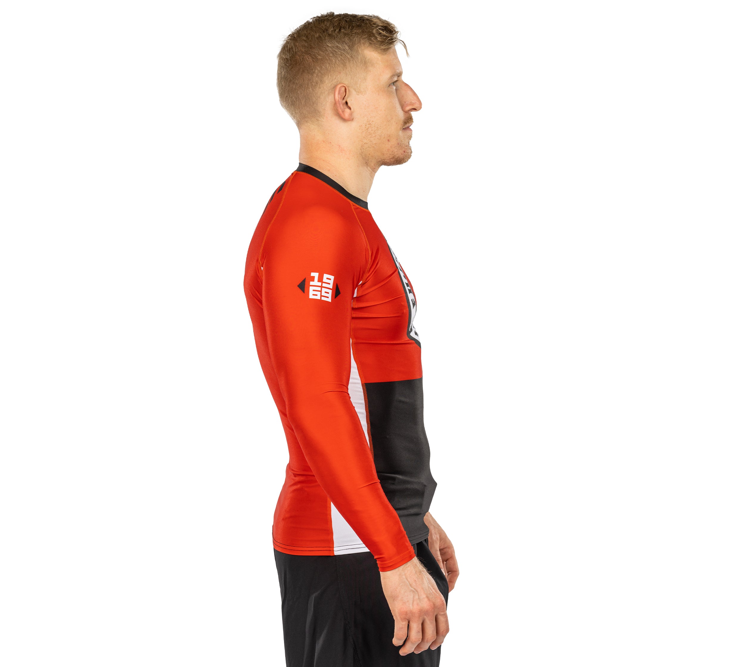 Heritage Long Sleeve Rashguard Red