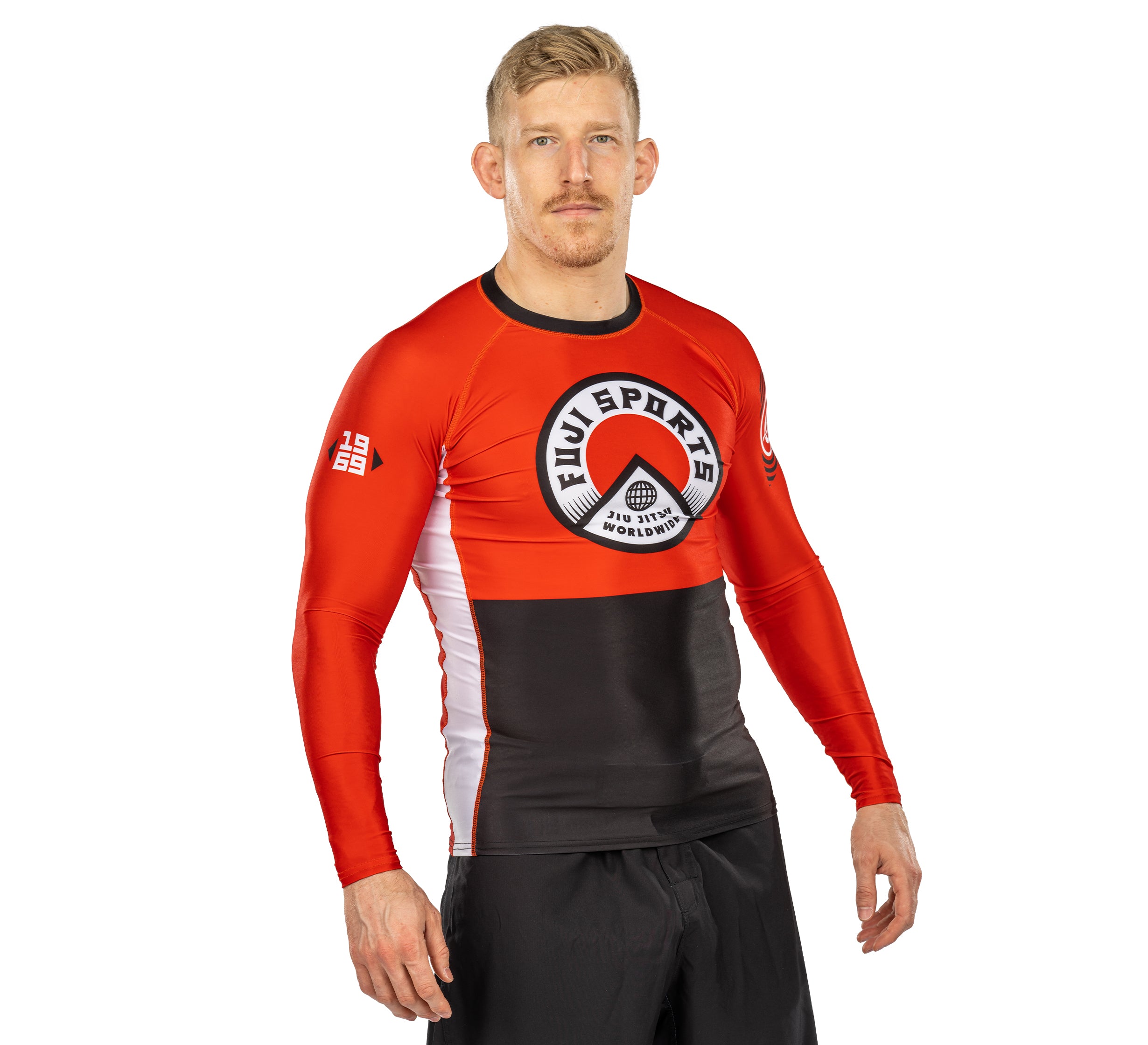 Heritage Long Sleeve Rashguard Red