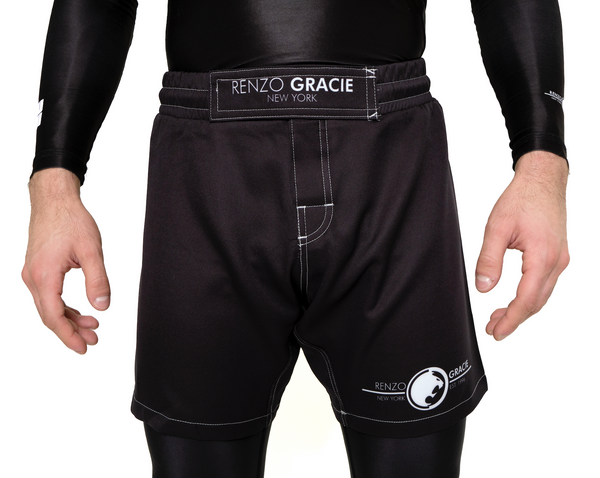 Renzo Gracie Standard Fight Shorts - Black