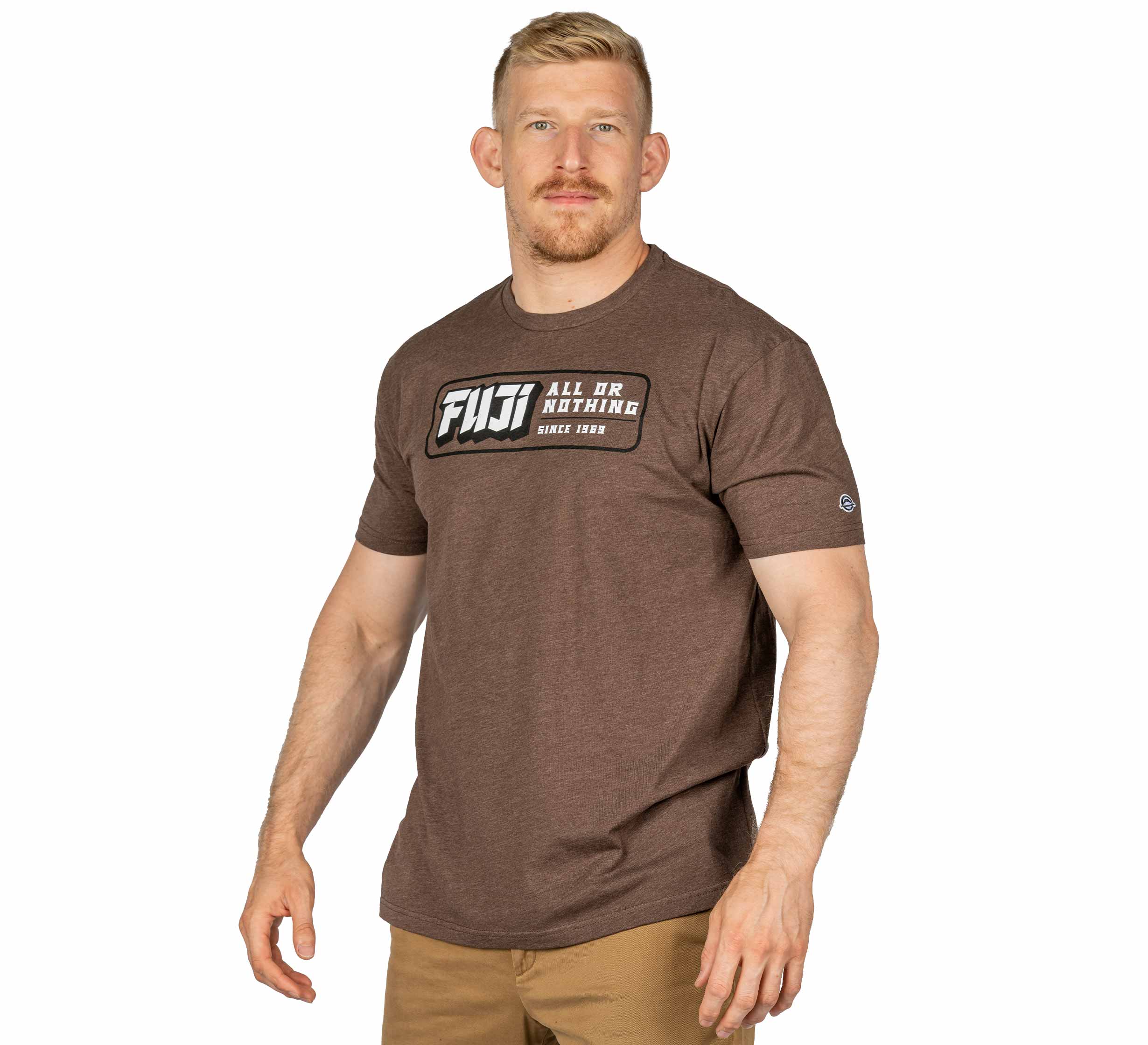 Ranked Jiu-Jitsu T-Shirt Brown