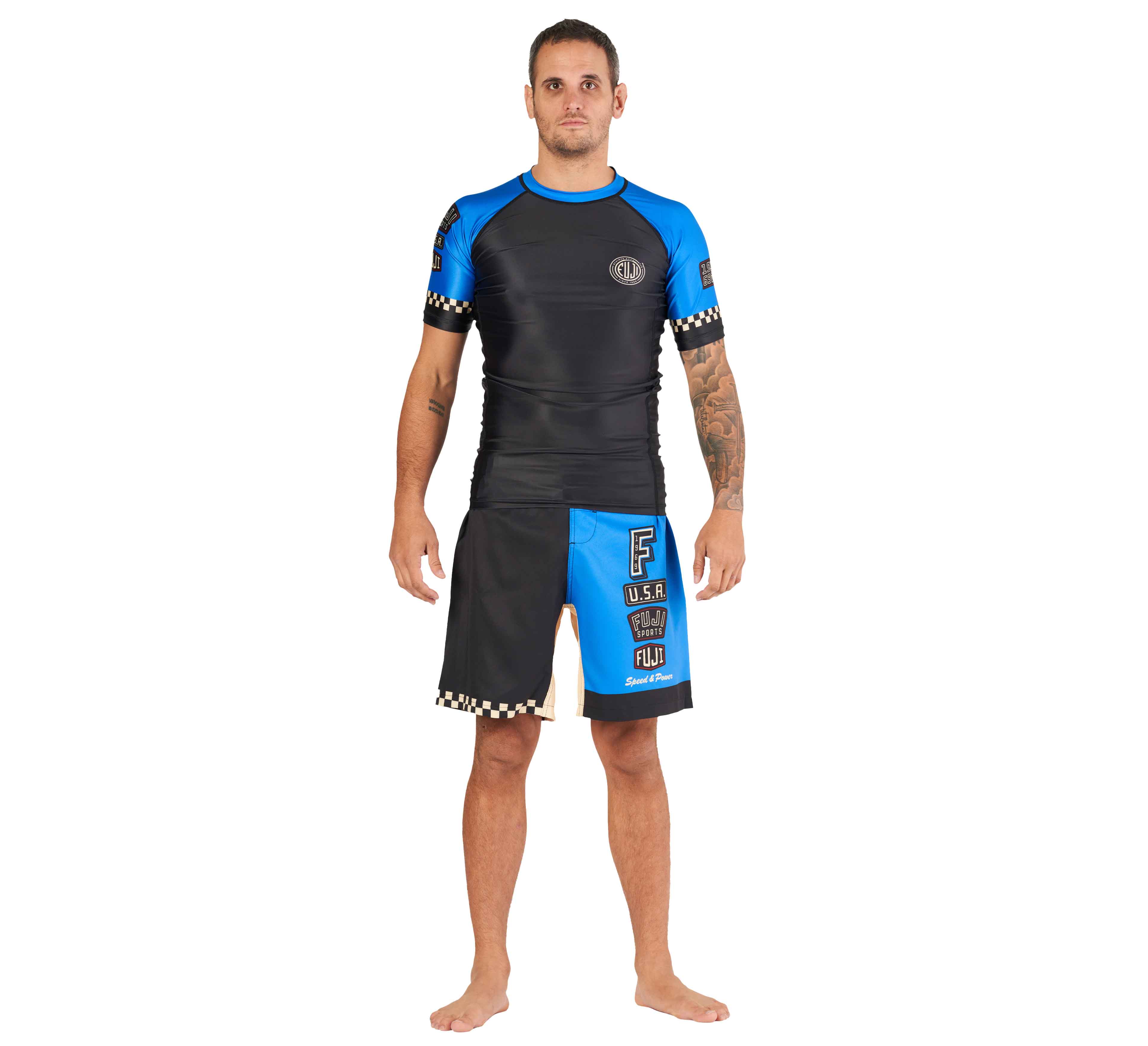 Full Throttle Rashguard Black/Blue