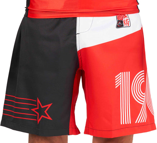 Linear Lockdown Lightweight Shorts Black/Red