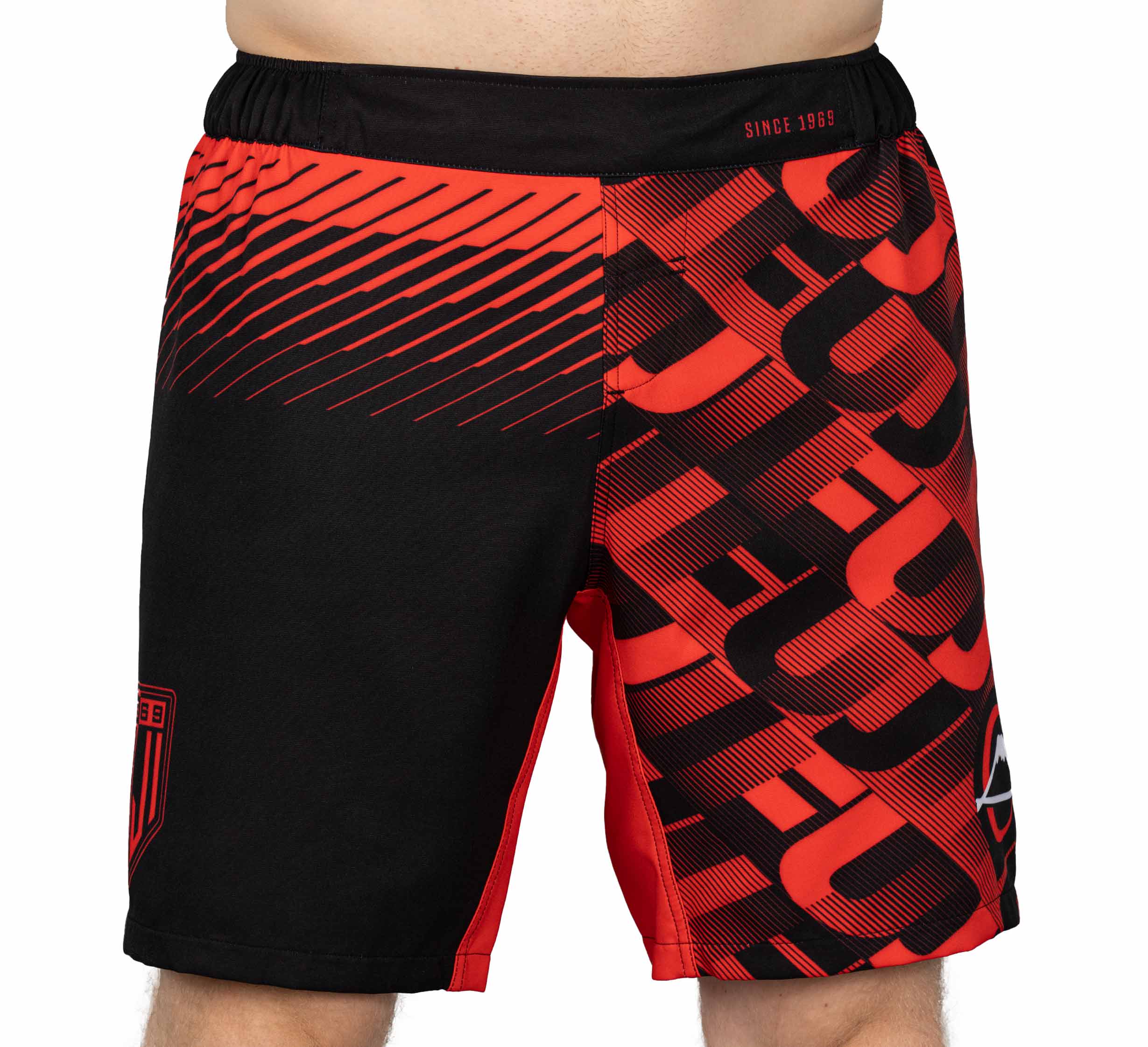 Match Grappling Fight Shorts Red