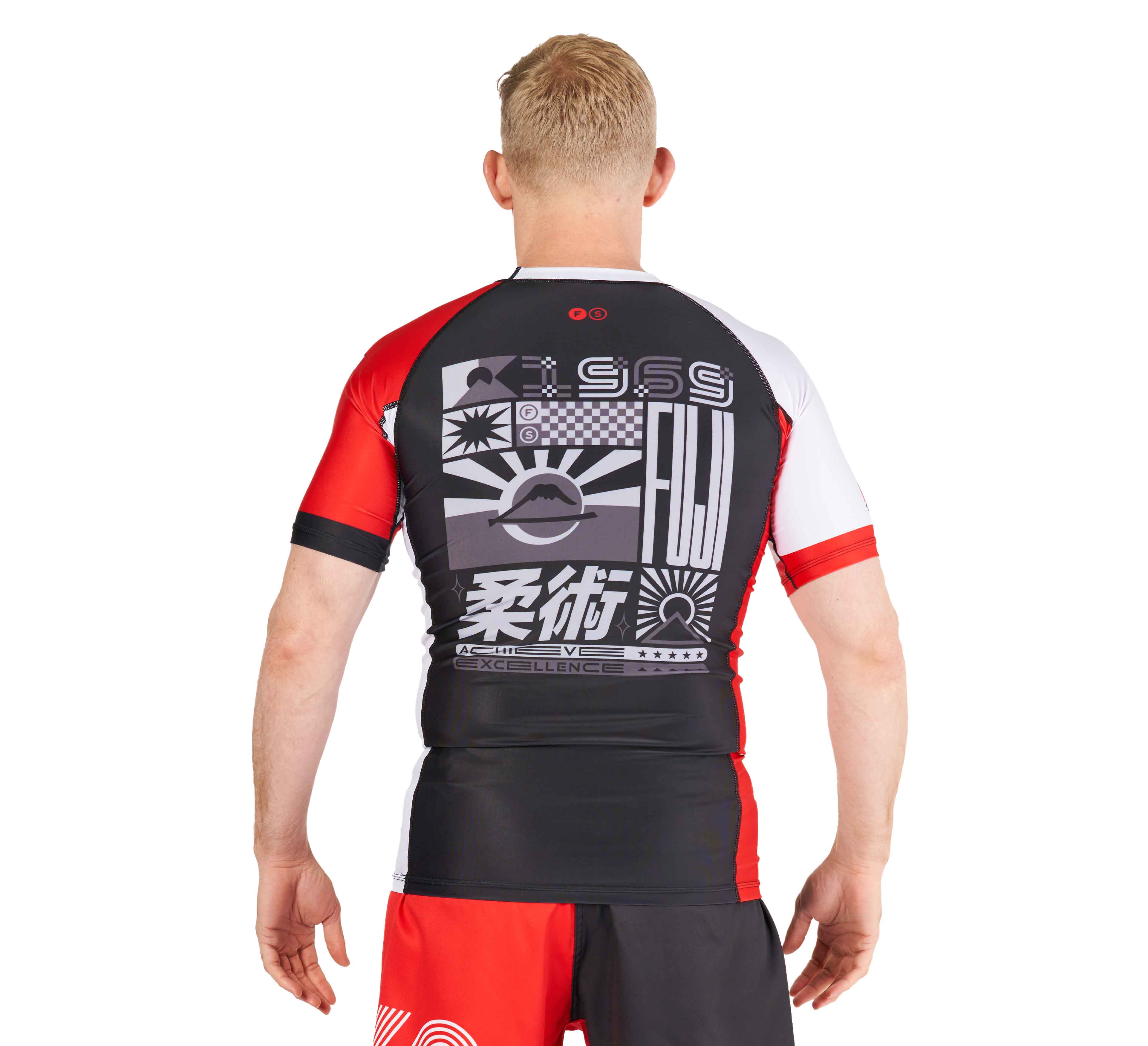 FUJI Flag Rashguard Black