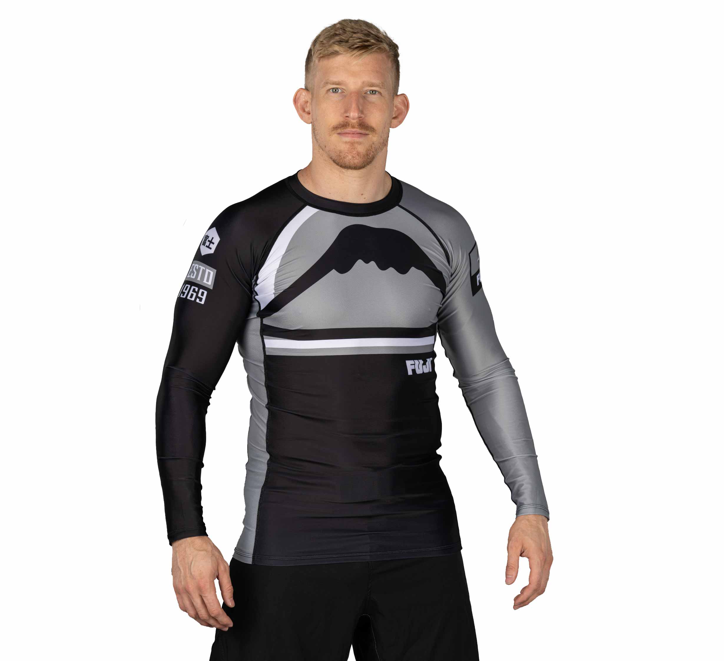 Mount Long Sleeve Rashguard Grey