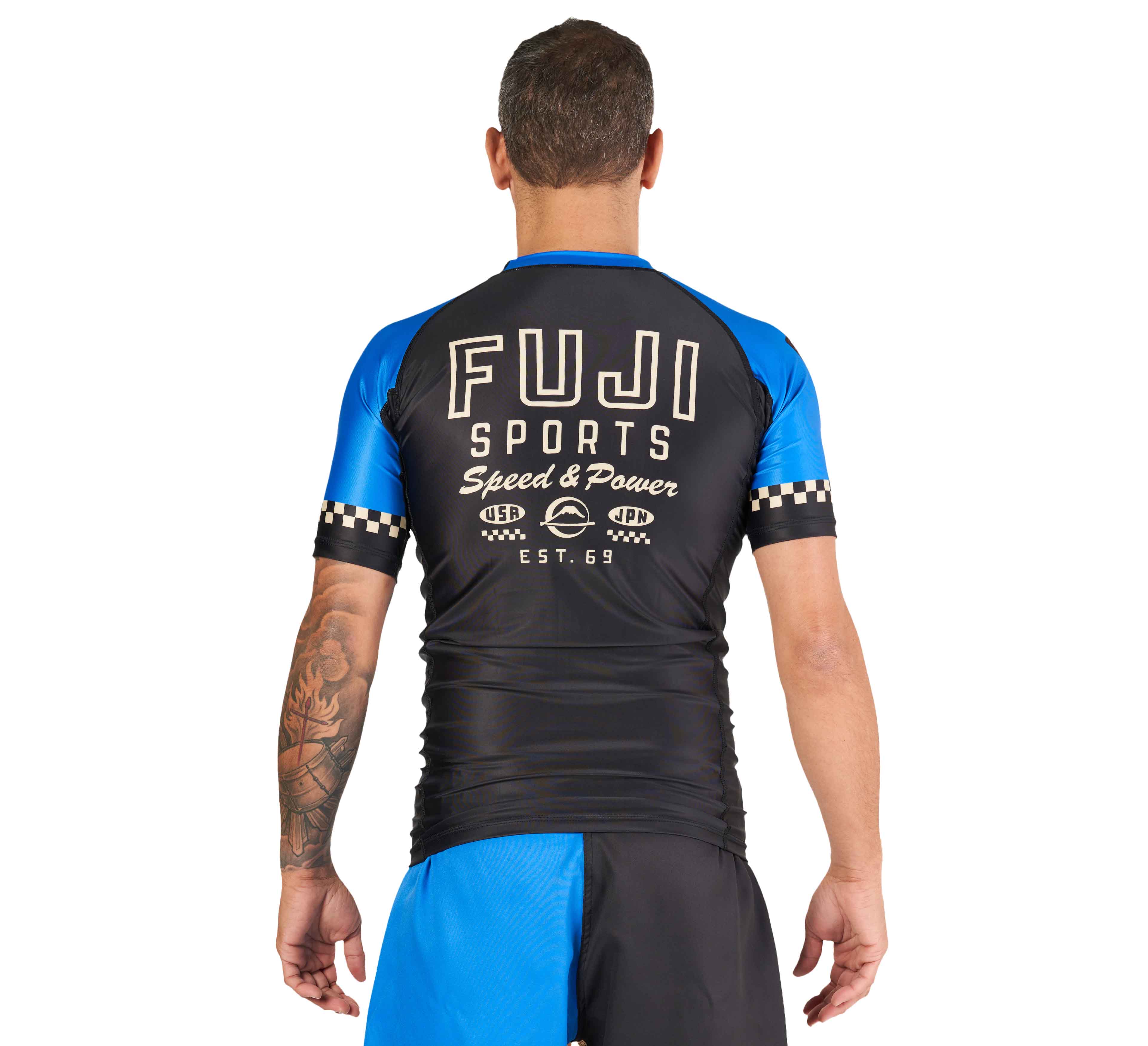 Full Throttle Rashguard Black/Blue