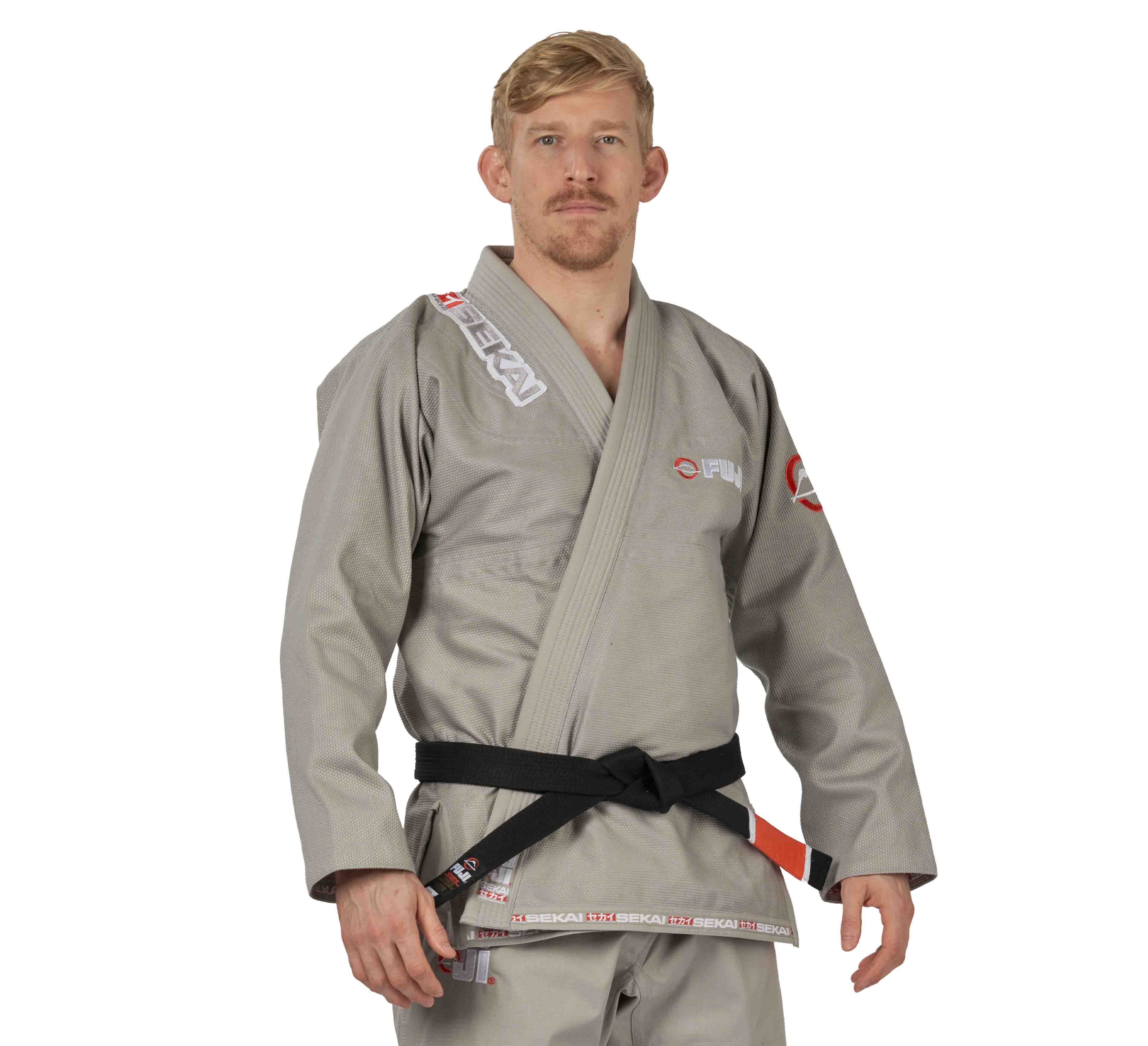 Sekai 2.0 BJJ Gi Grey/Red