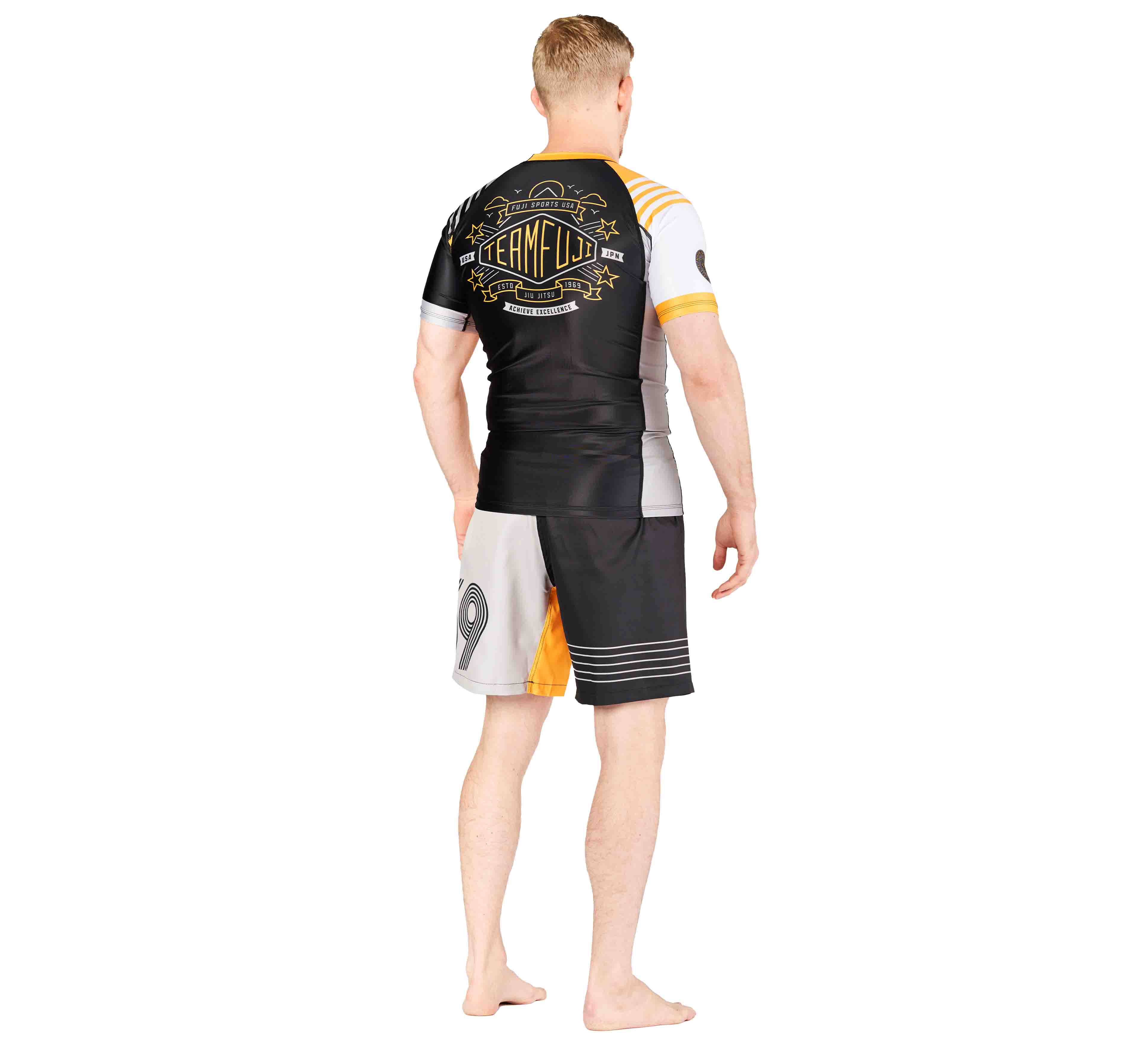 Linear Lockdown Rashguard Rashguard Black/Orange