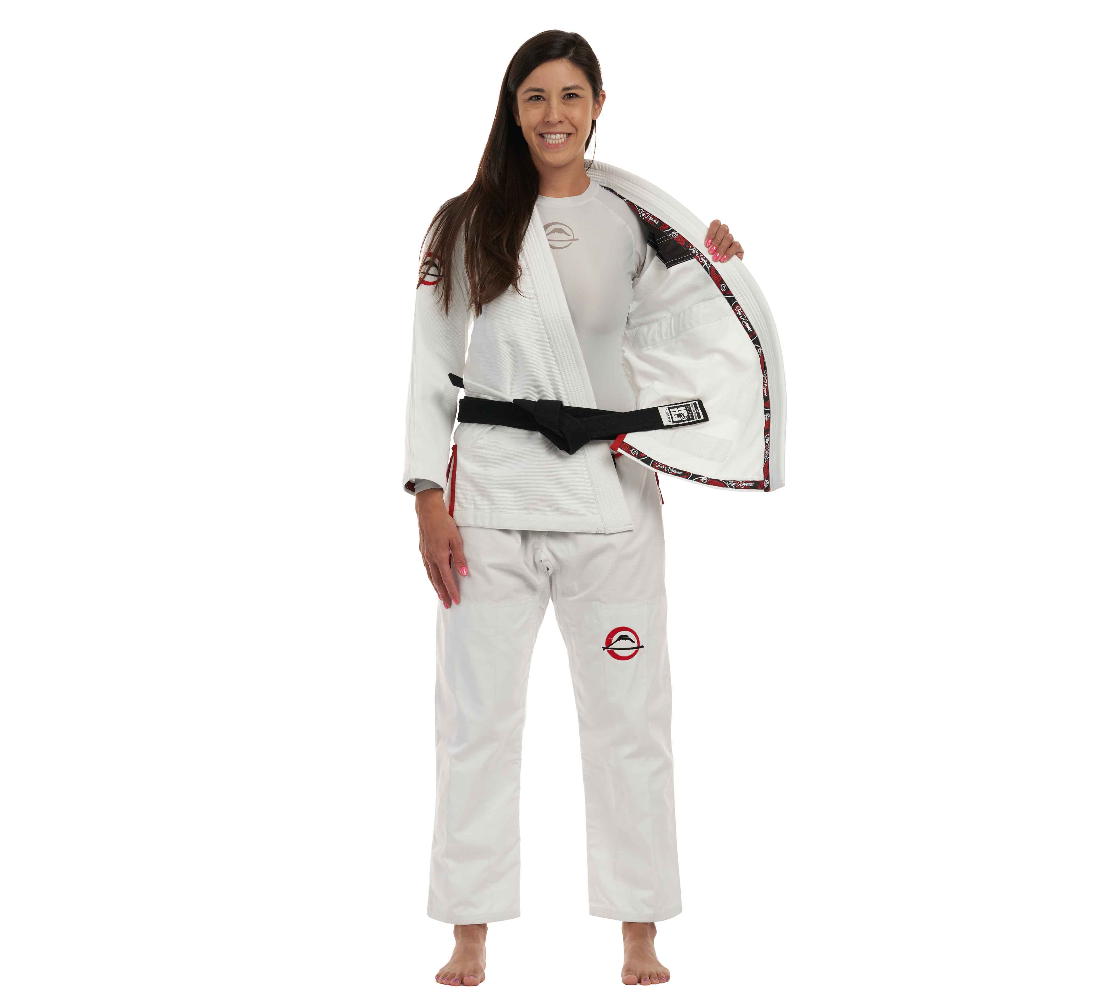 Womens Suparaito BJJ Gi Crane Edition White Red