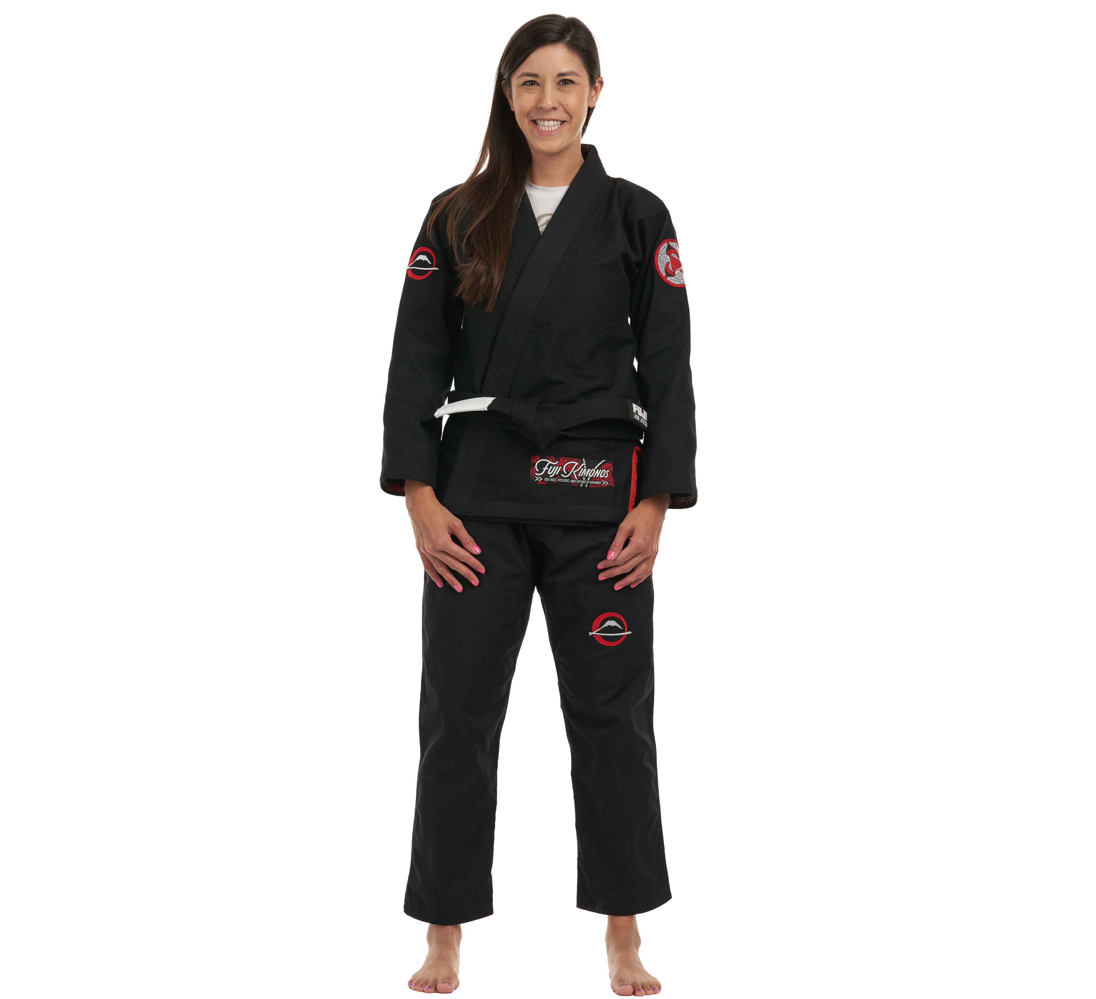 Suparaito Womens BJJ Gi Crane Edition Black