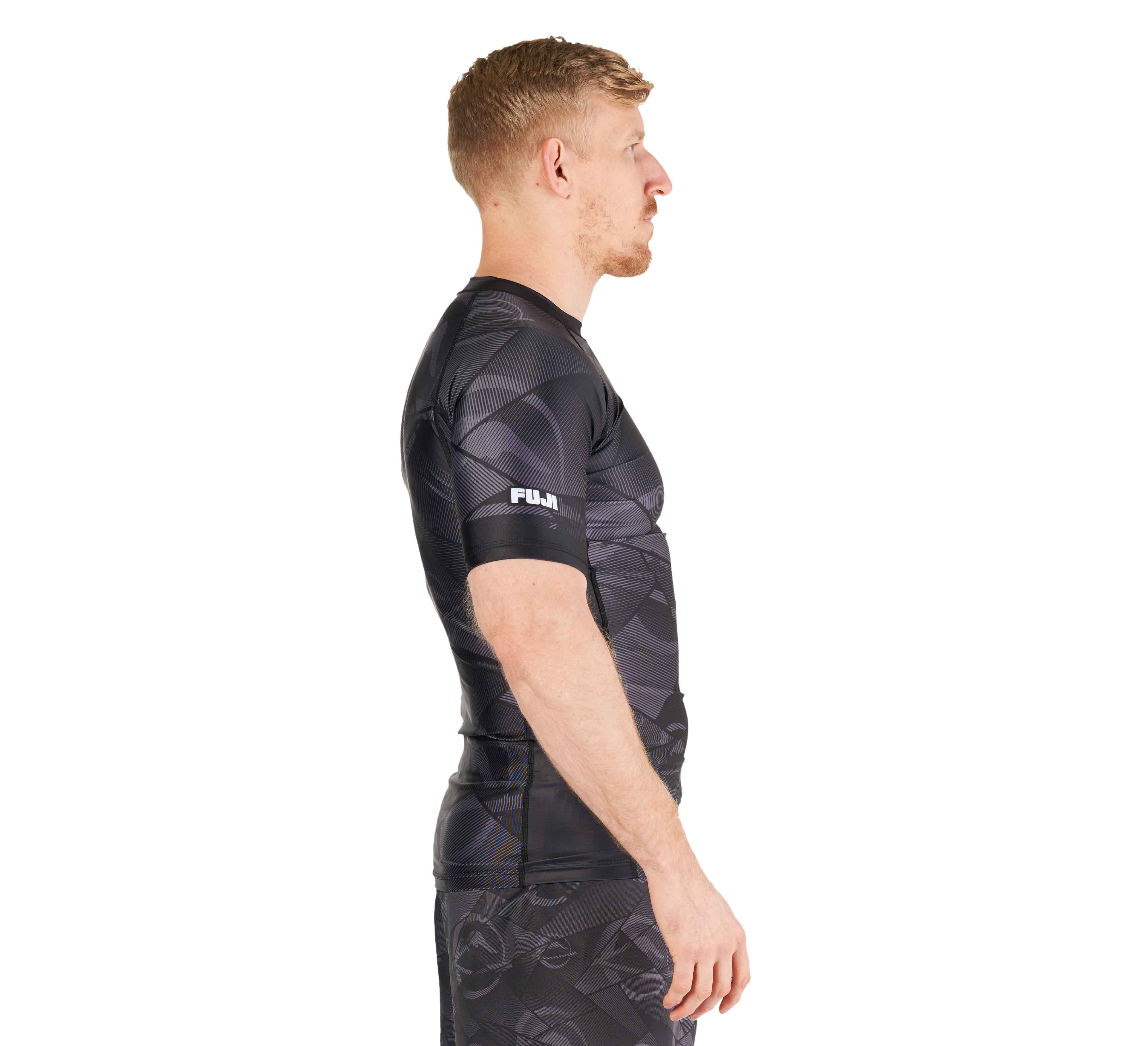 Battle Stripes Rashguard Black