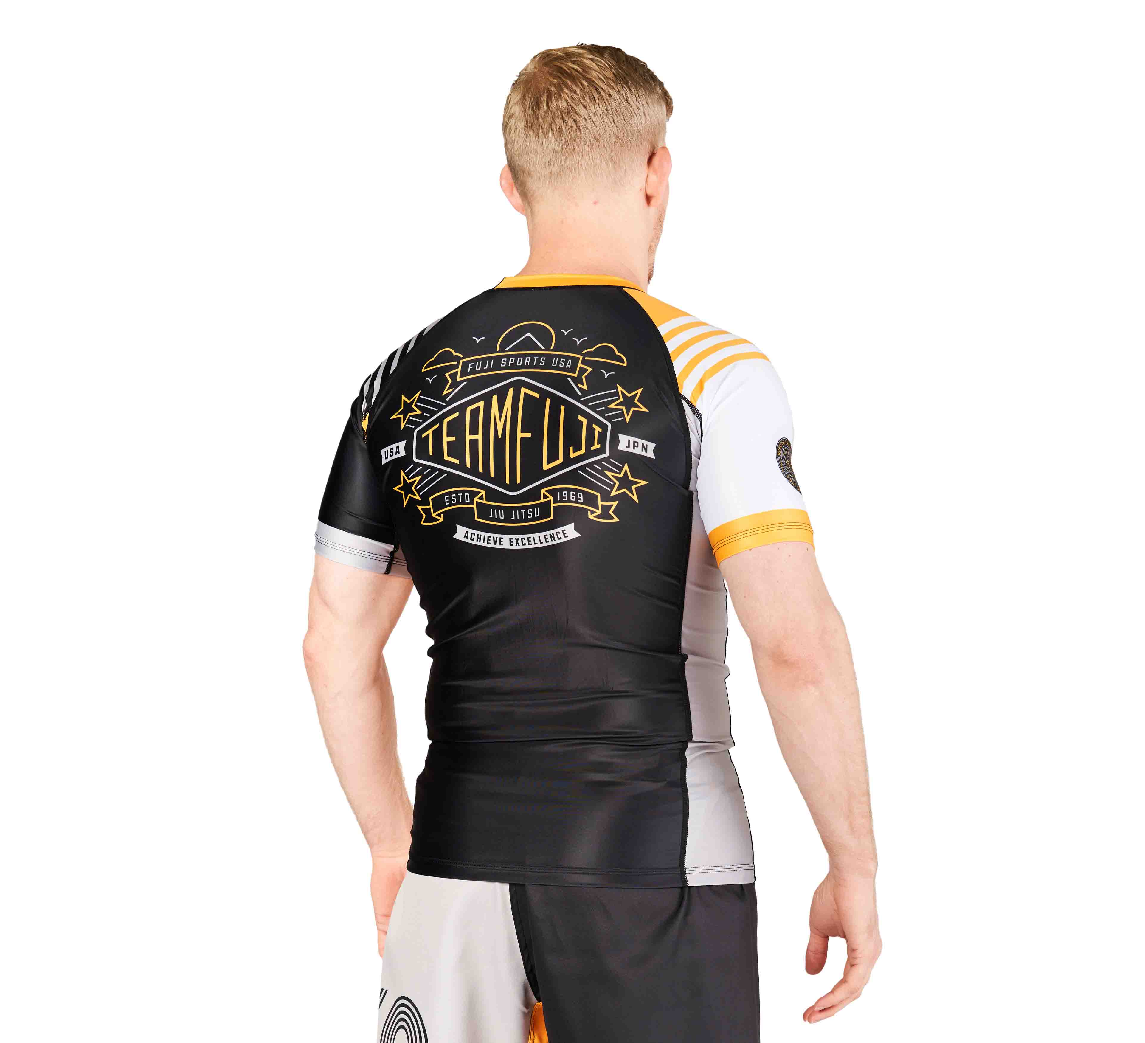 Linear Lockdown Rashguard Rashguard Black/Orange