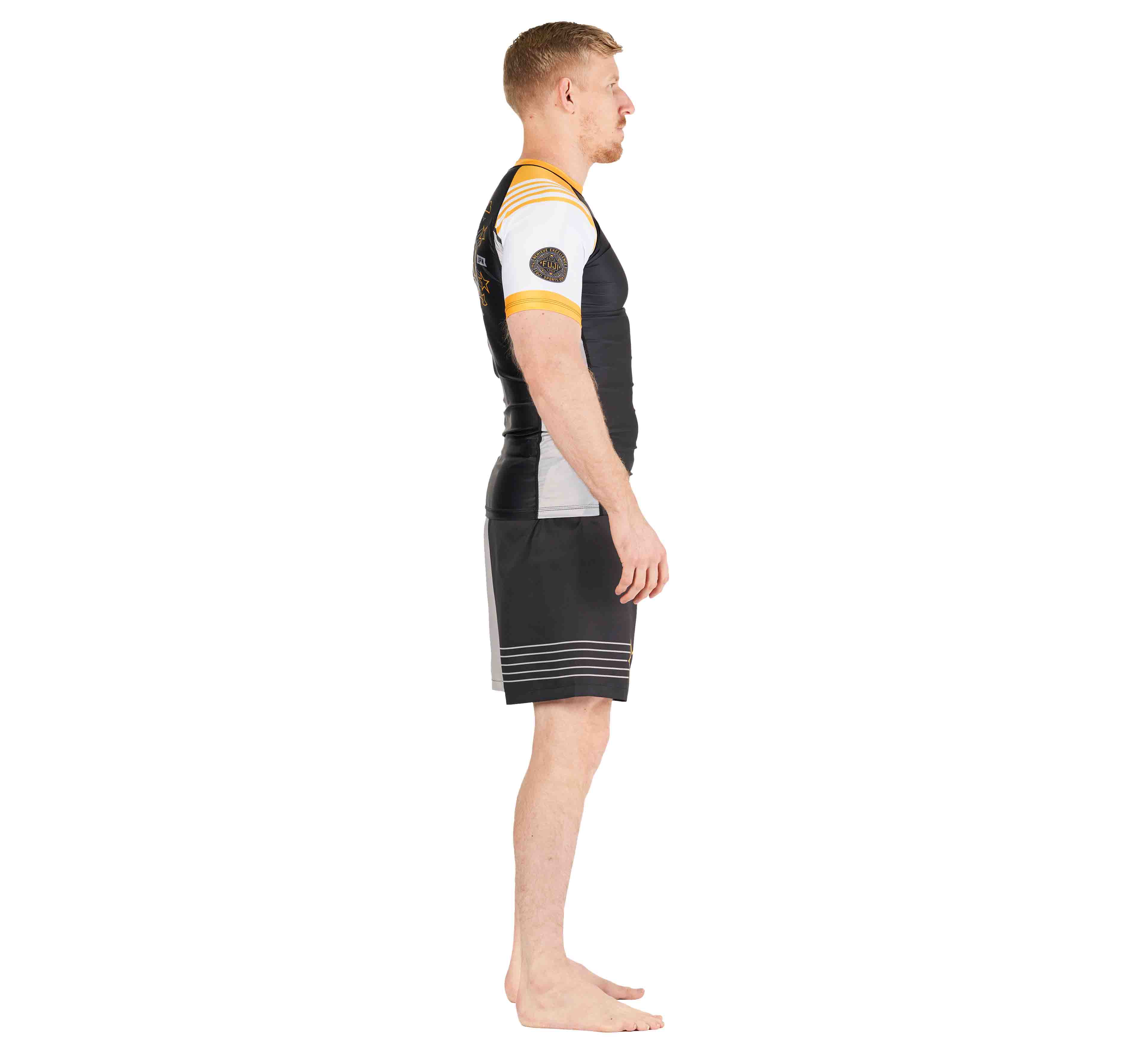 Linear Lockdown Rashguard Rashguard Black/Orange