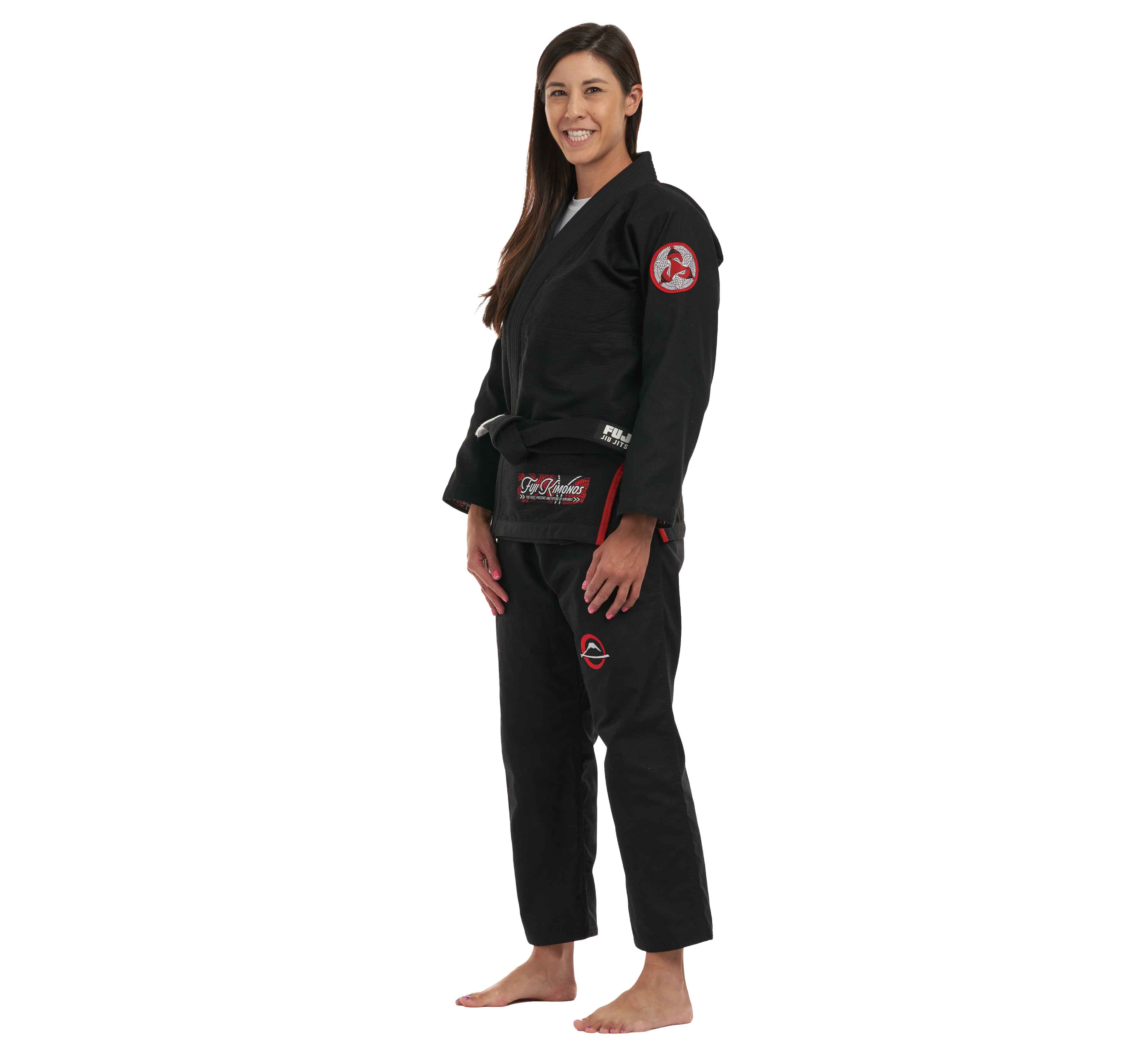 Suparaito Womens BJJ Gi Crane Edition Black