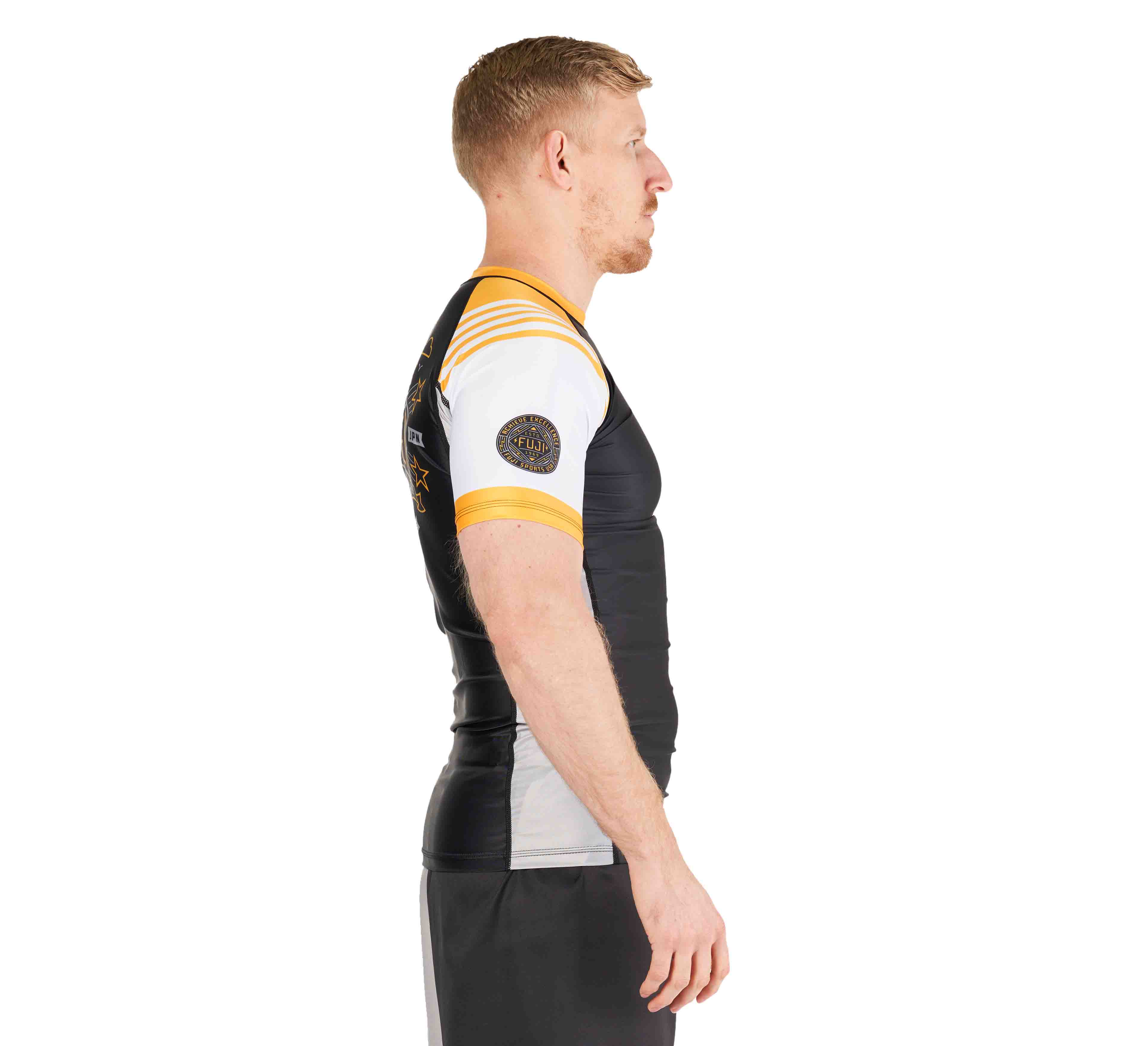 Linear Lockdown Rashguard Rashguard Black/Orange