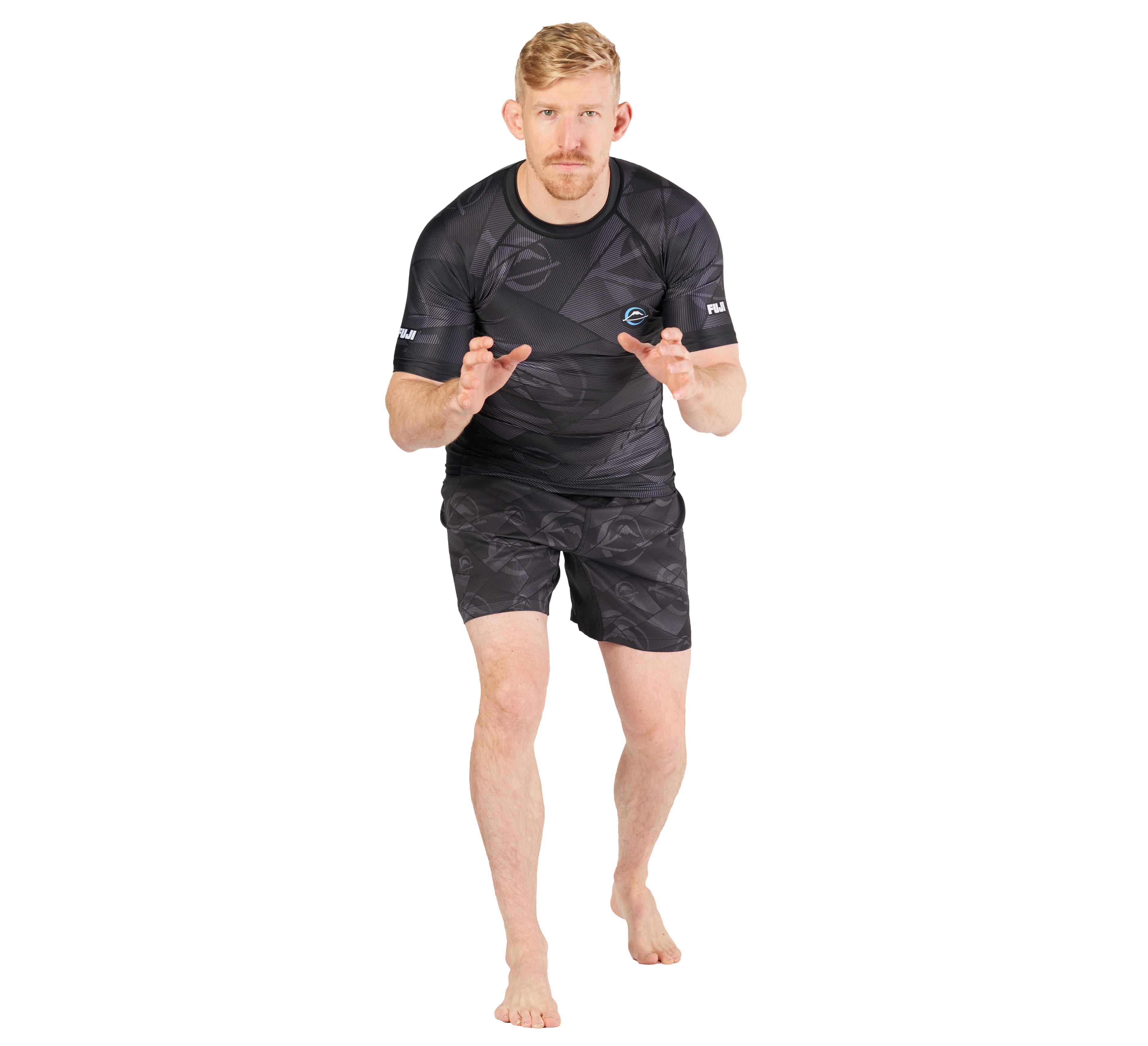 Battle Stripes Rashguard Black