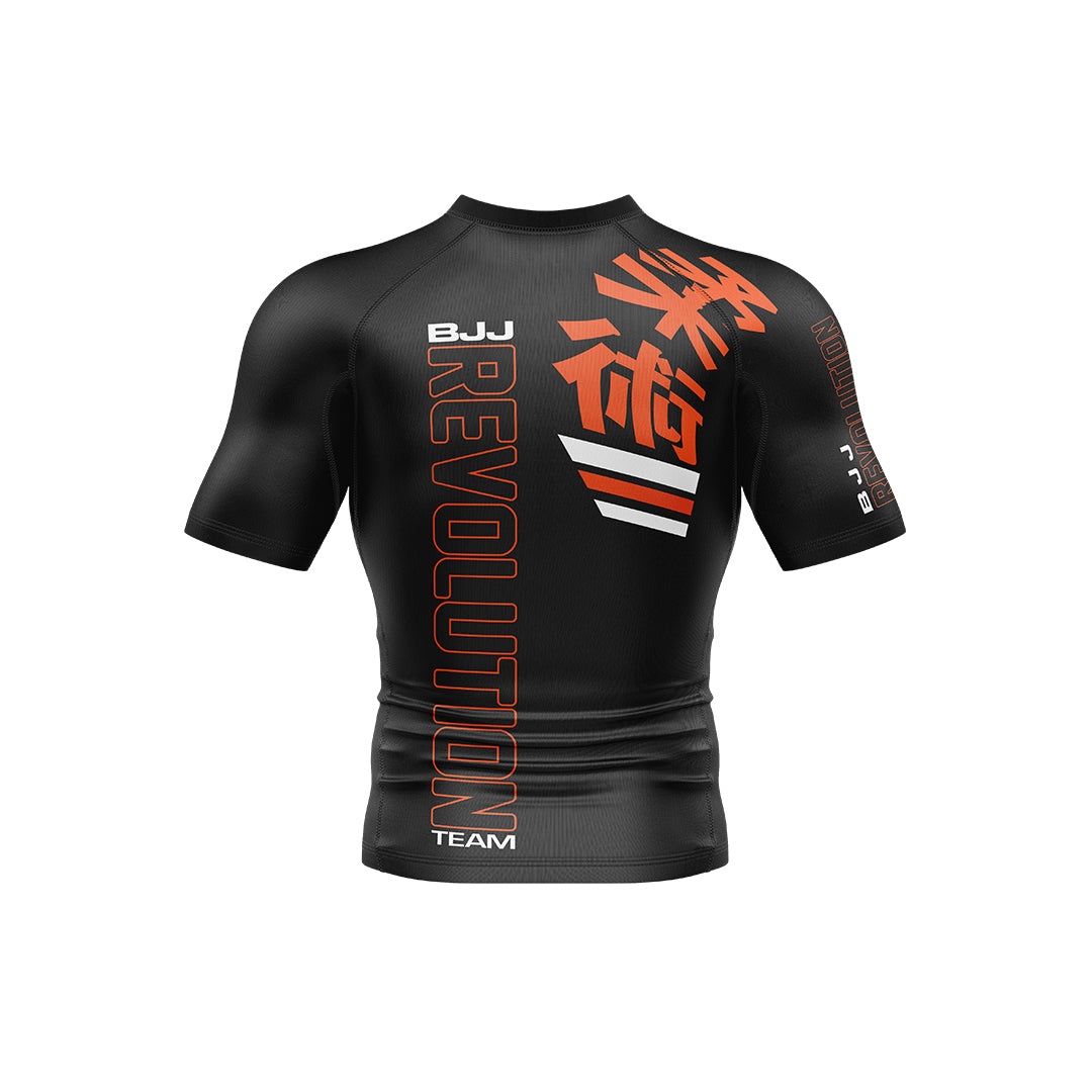 BJJ Revolution KIDS Ranked Rashguard Short Sleeve