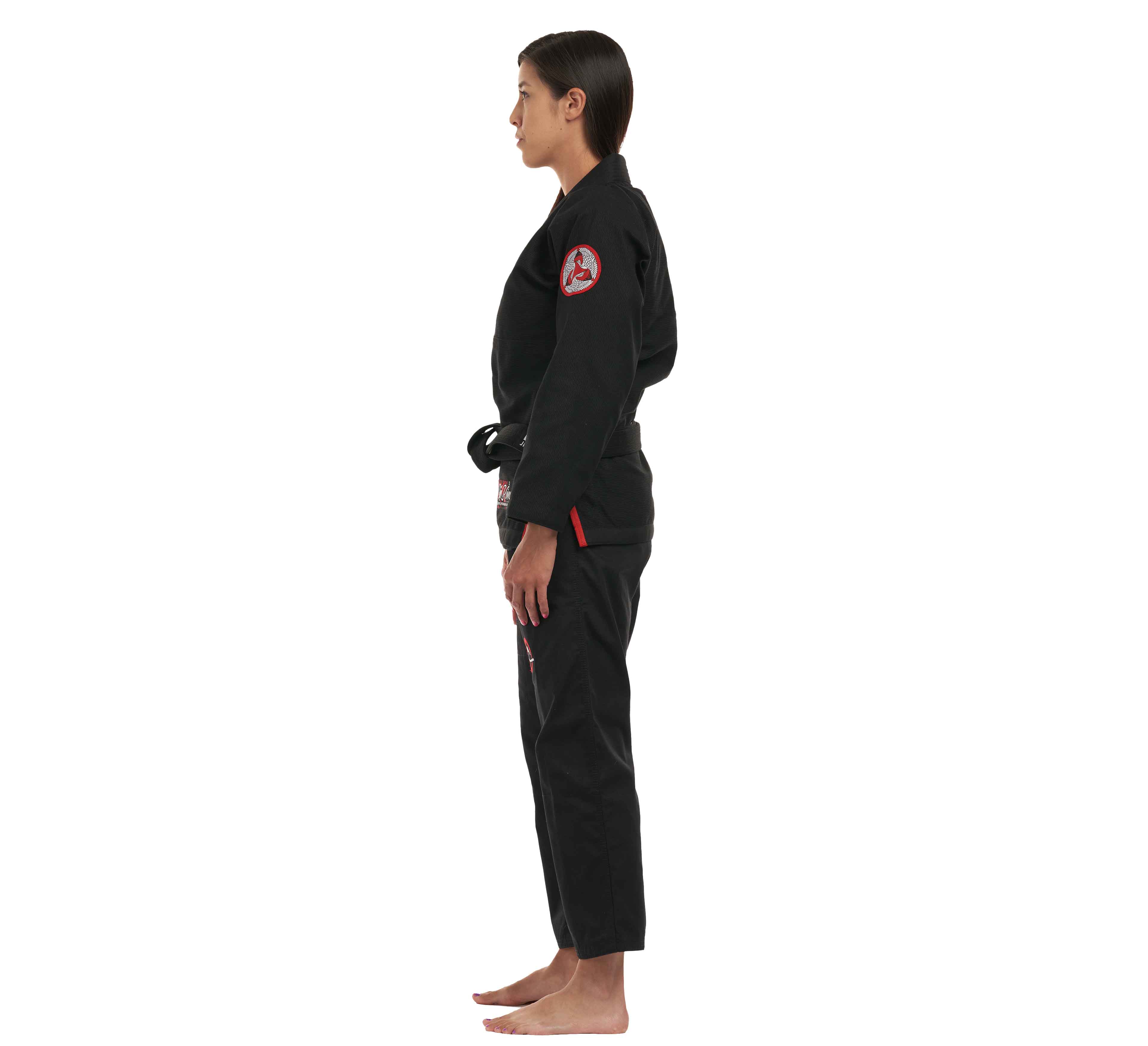 Suparaito Womens BJJ Gi Crane Edition Black