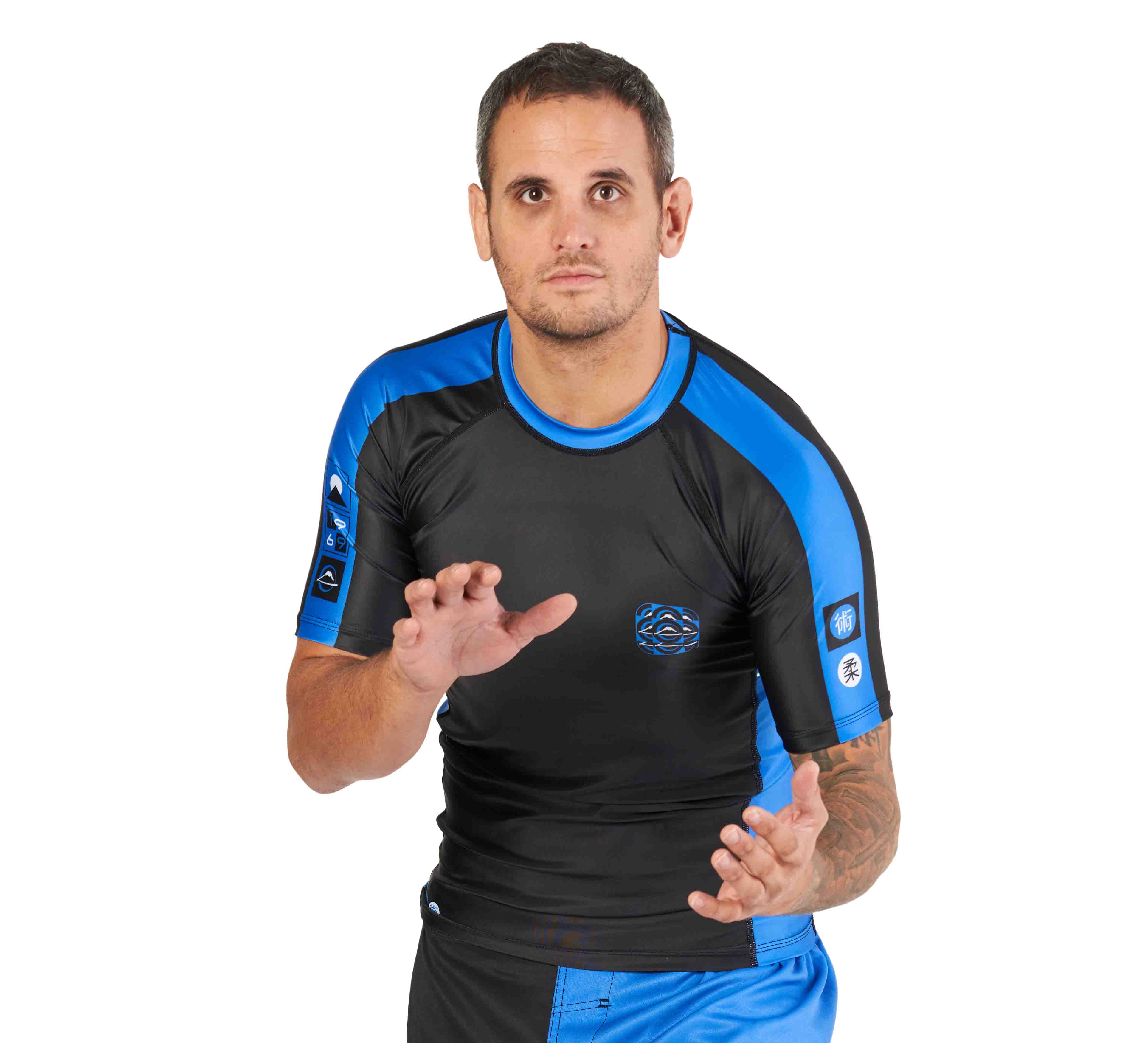 Tapout Technical Rashguard Black/Blue