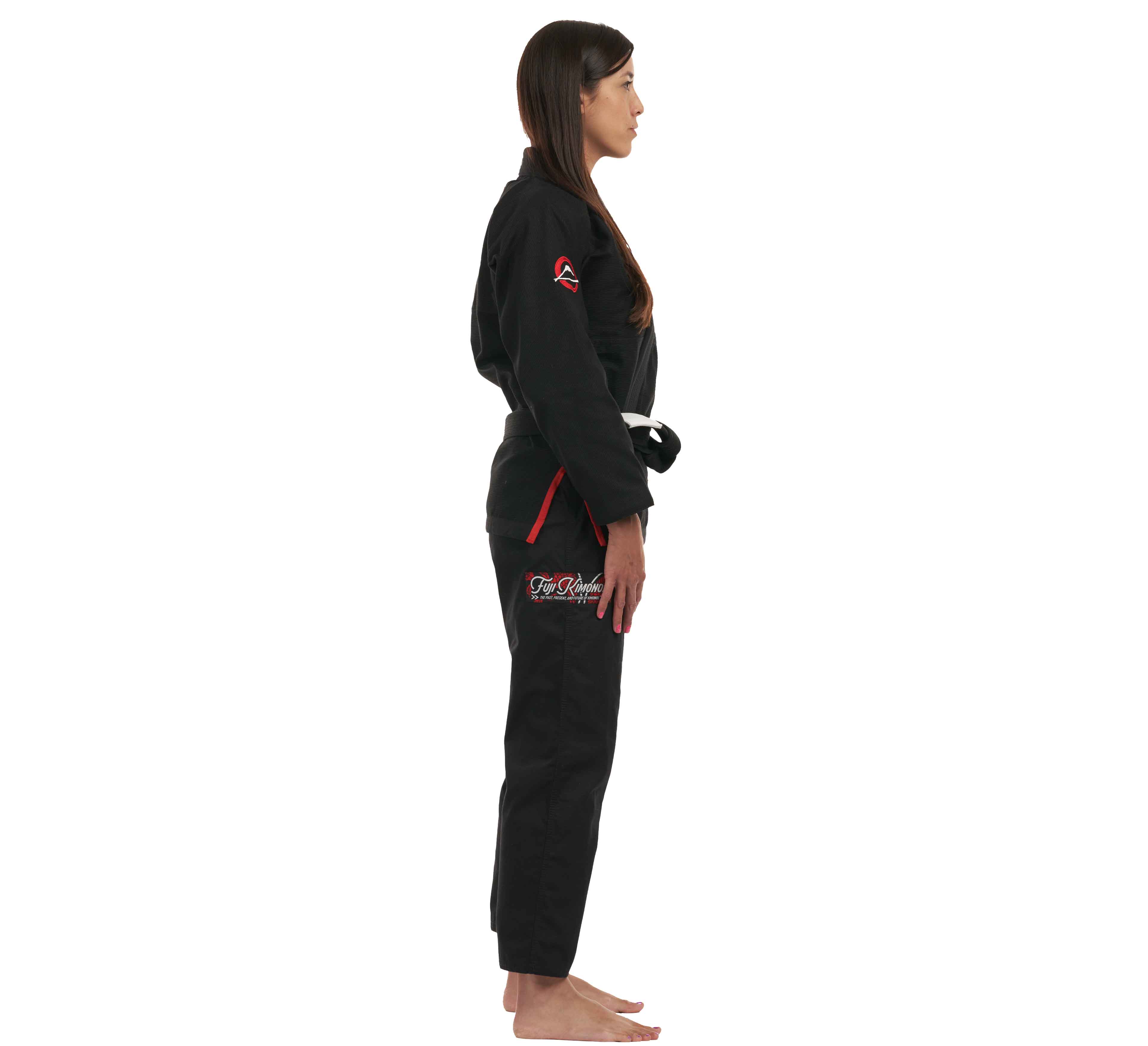 Suparaito Womens BJJ Gi Crane Edition Black