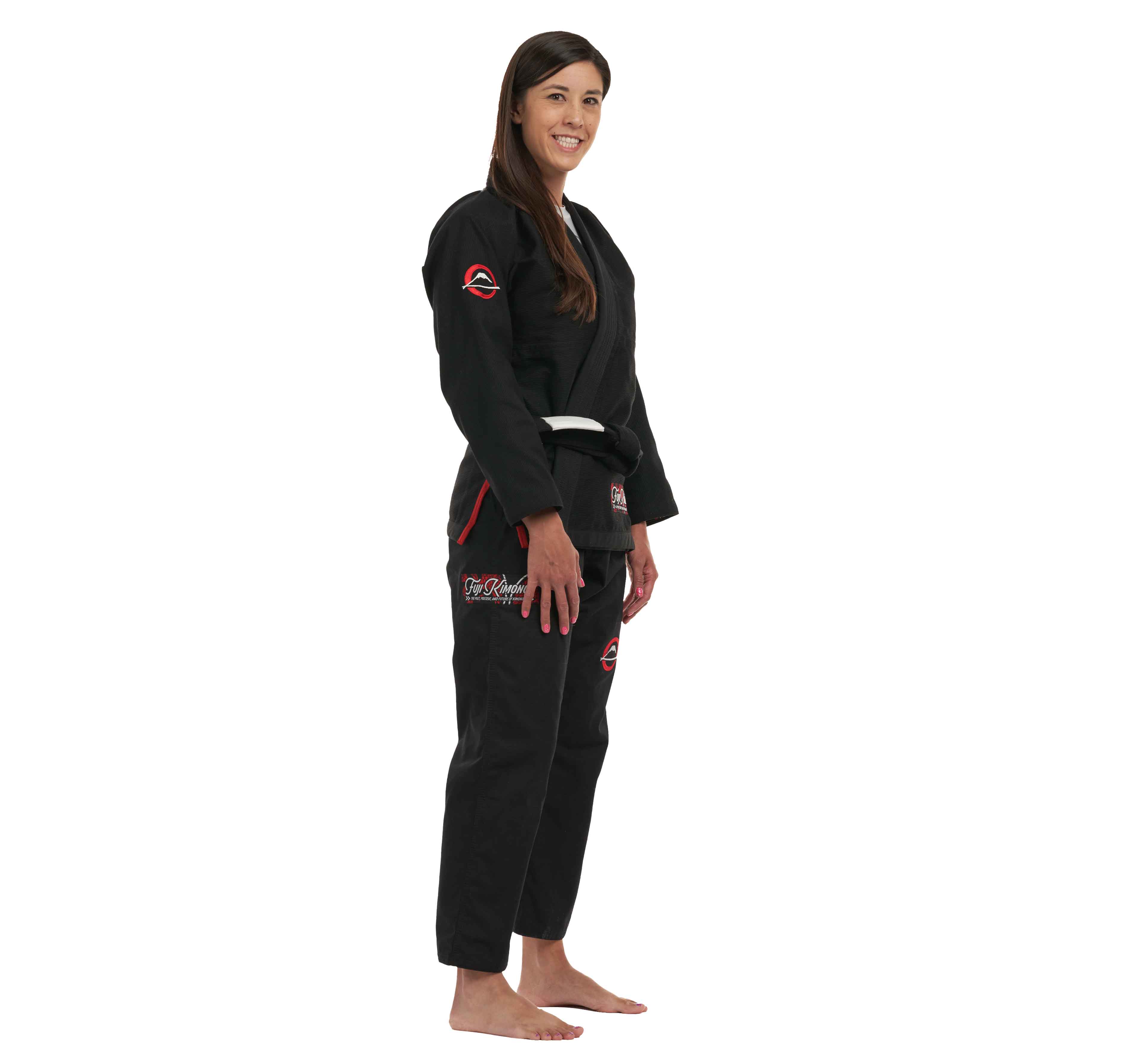 Suparaito Womens BJJ Gi Crane Edition Black