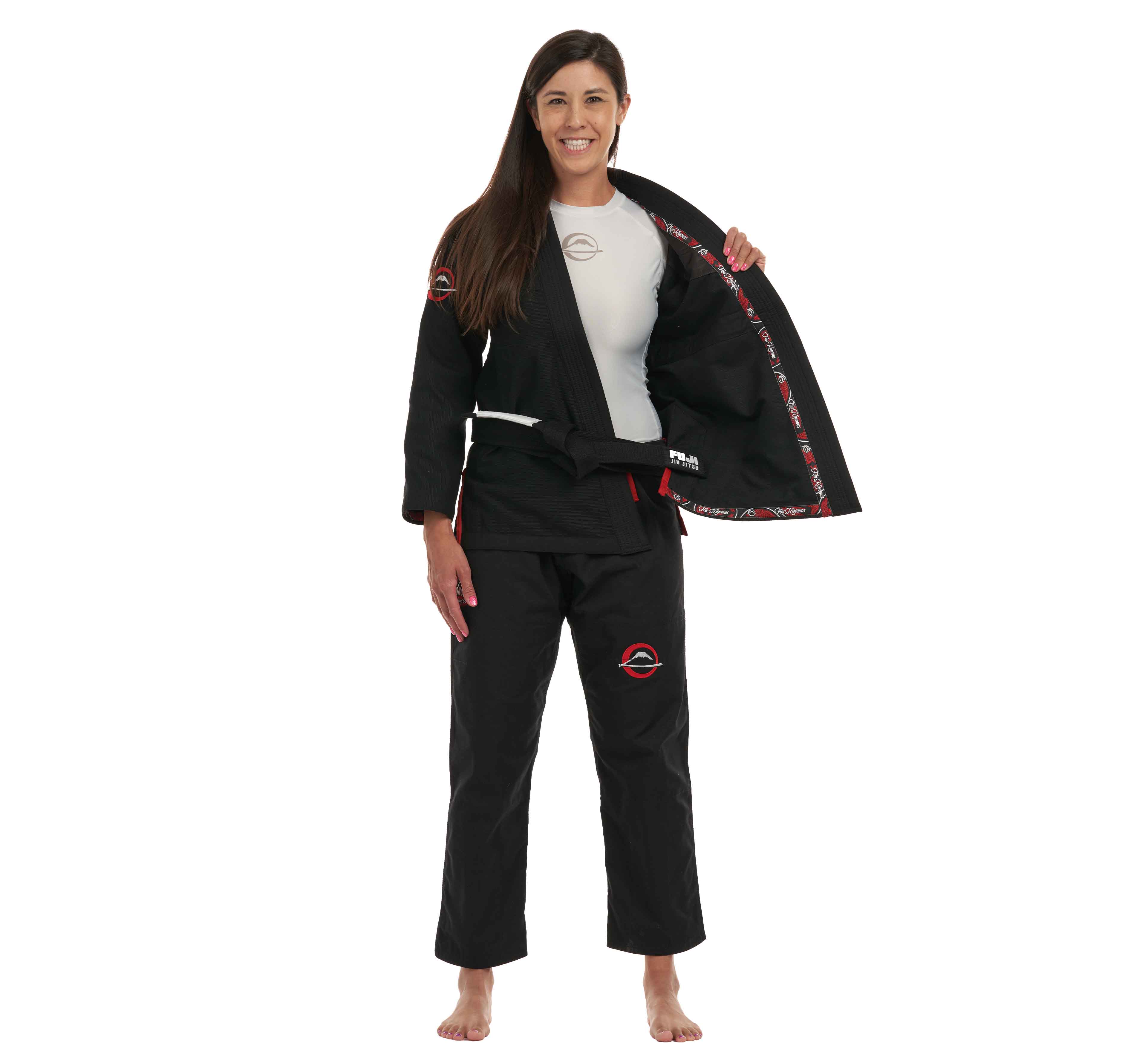 Suparaito Womens BJJ Gi Crane Edition Black