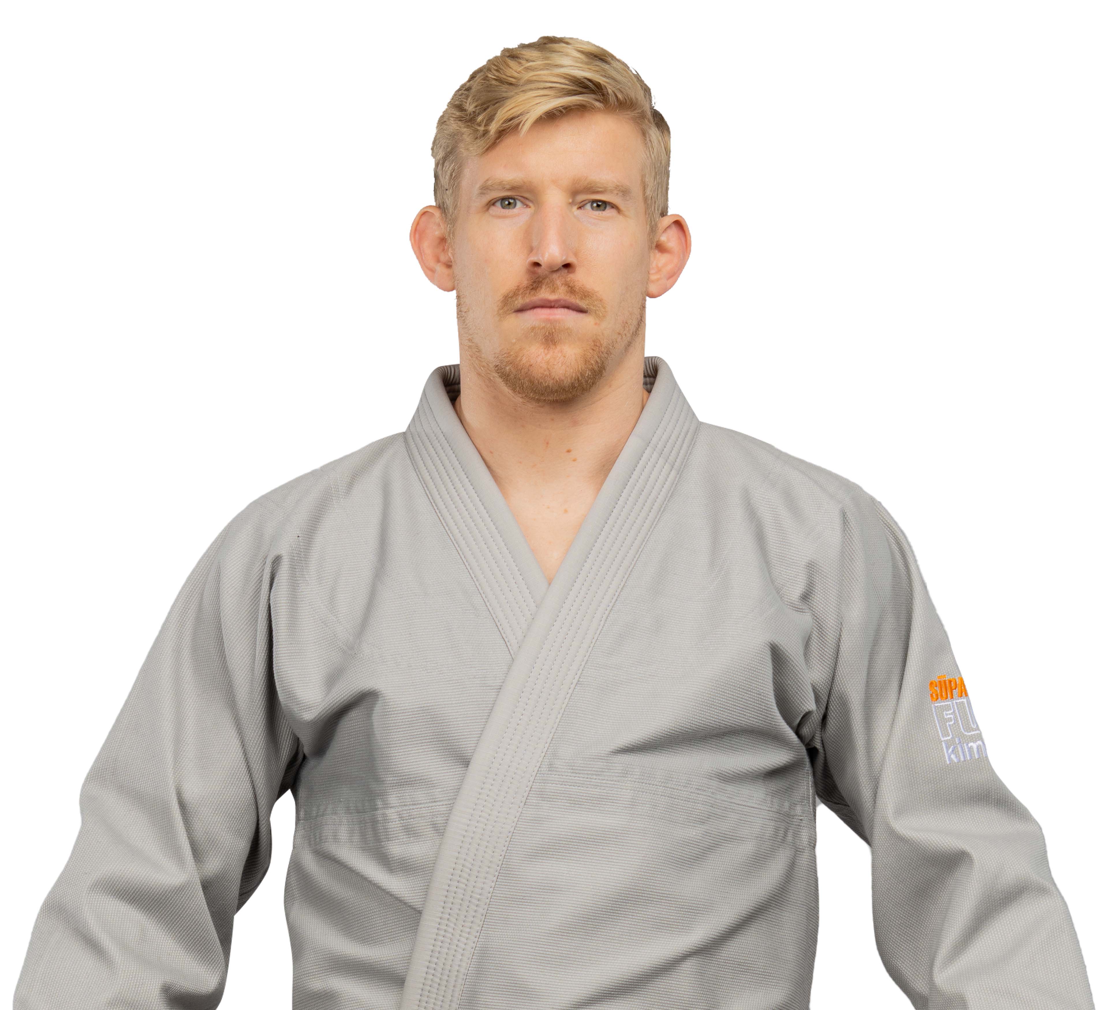 Suparaito BJJ Gi Grey/Orange