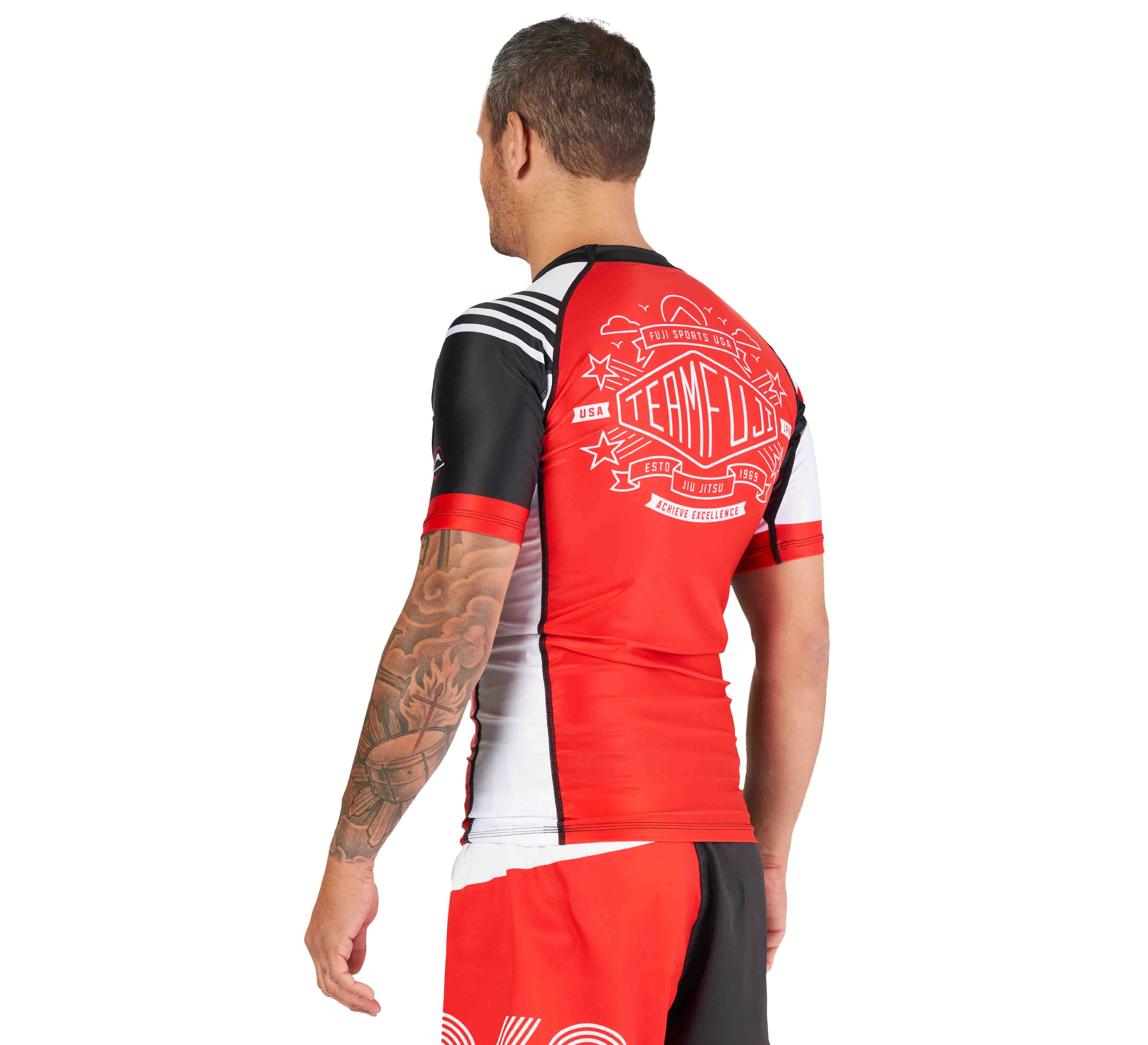 Linear Lockdown Rashguard Rashguard Black/Red