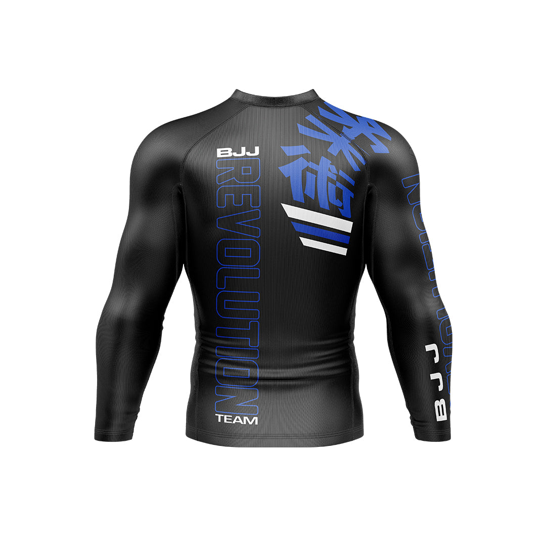 BJJ Revolution Adult Ranked Long Sleeve Rashguard