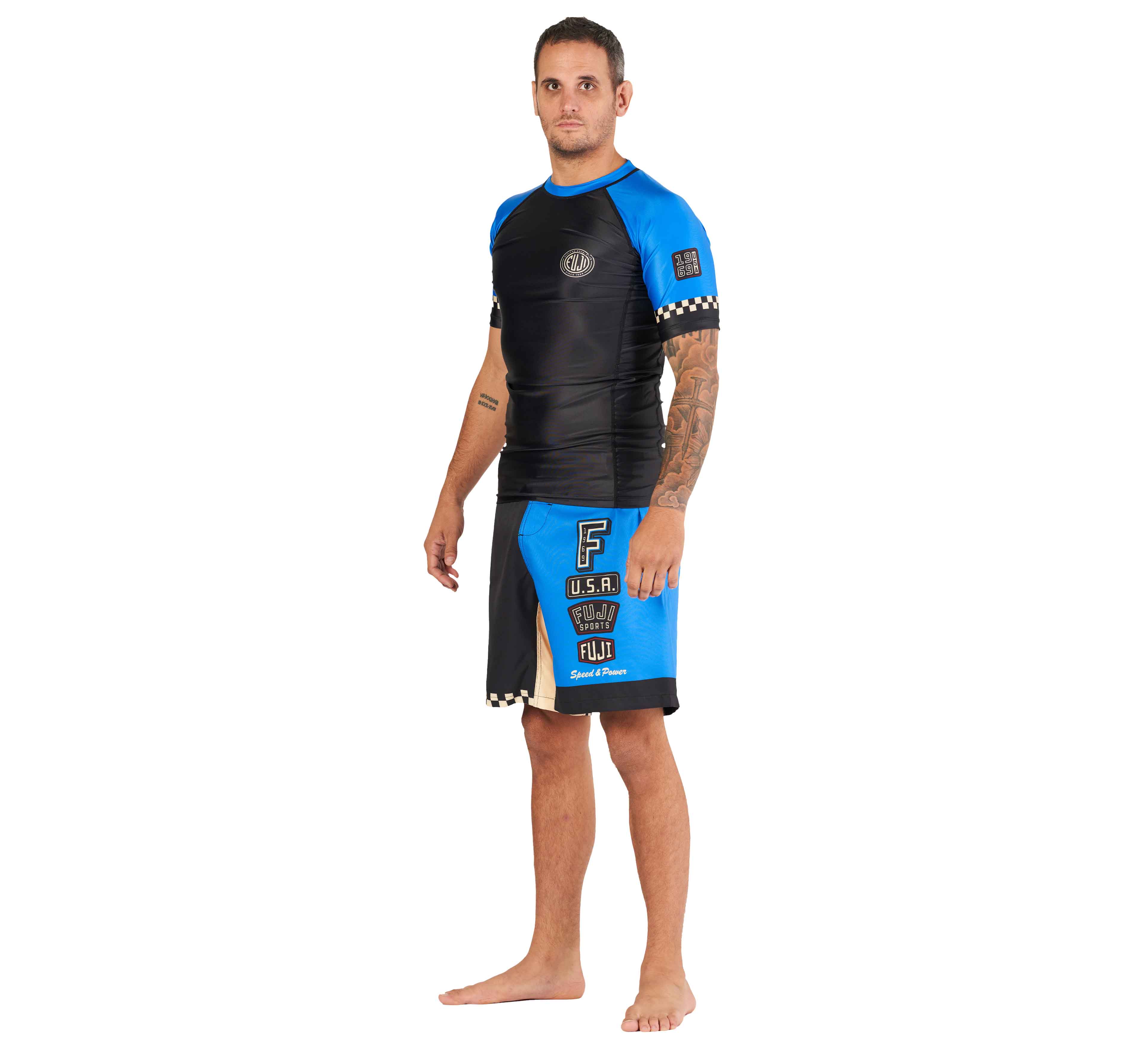 Full Throttle Rashguard Black/Blue