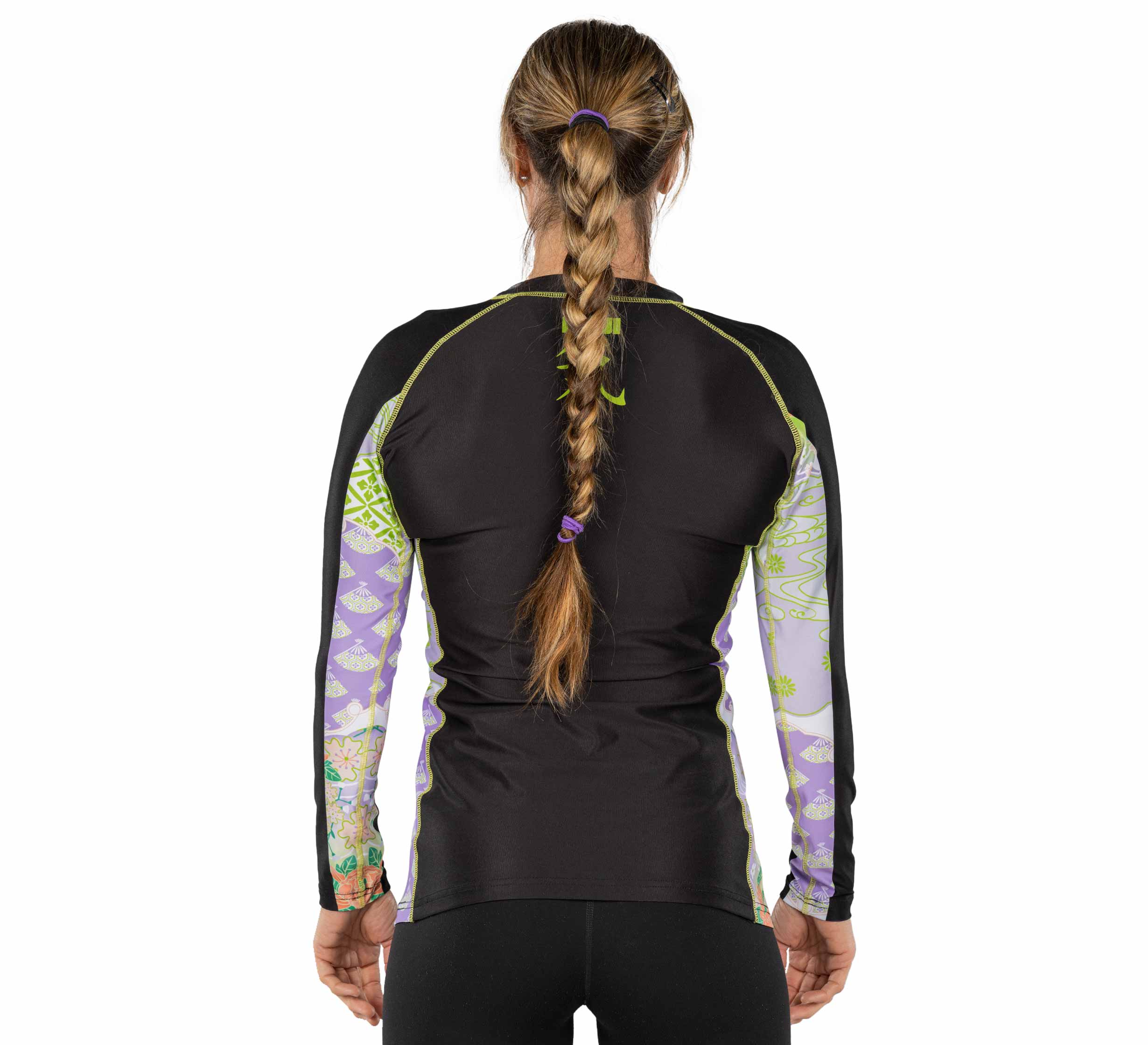 Kimono Womens Long Sleeve Rashguard Green