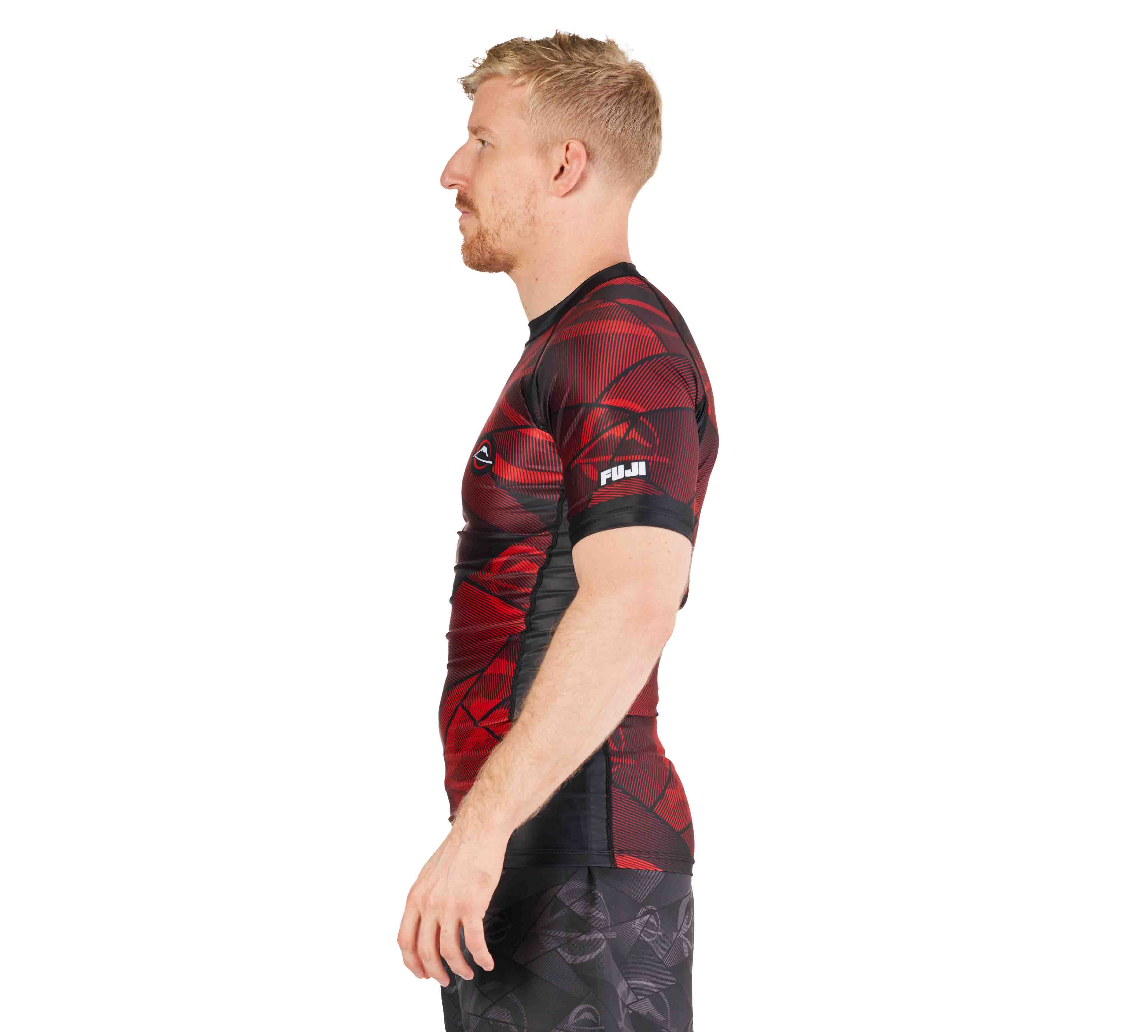 Battle Stripes Rashguard Red