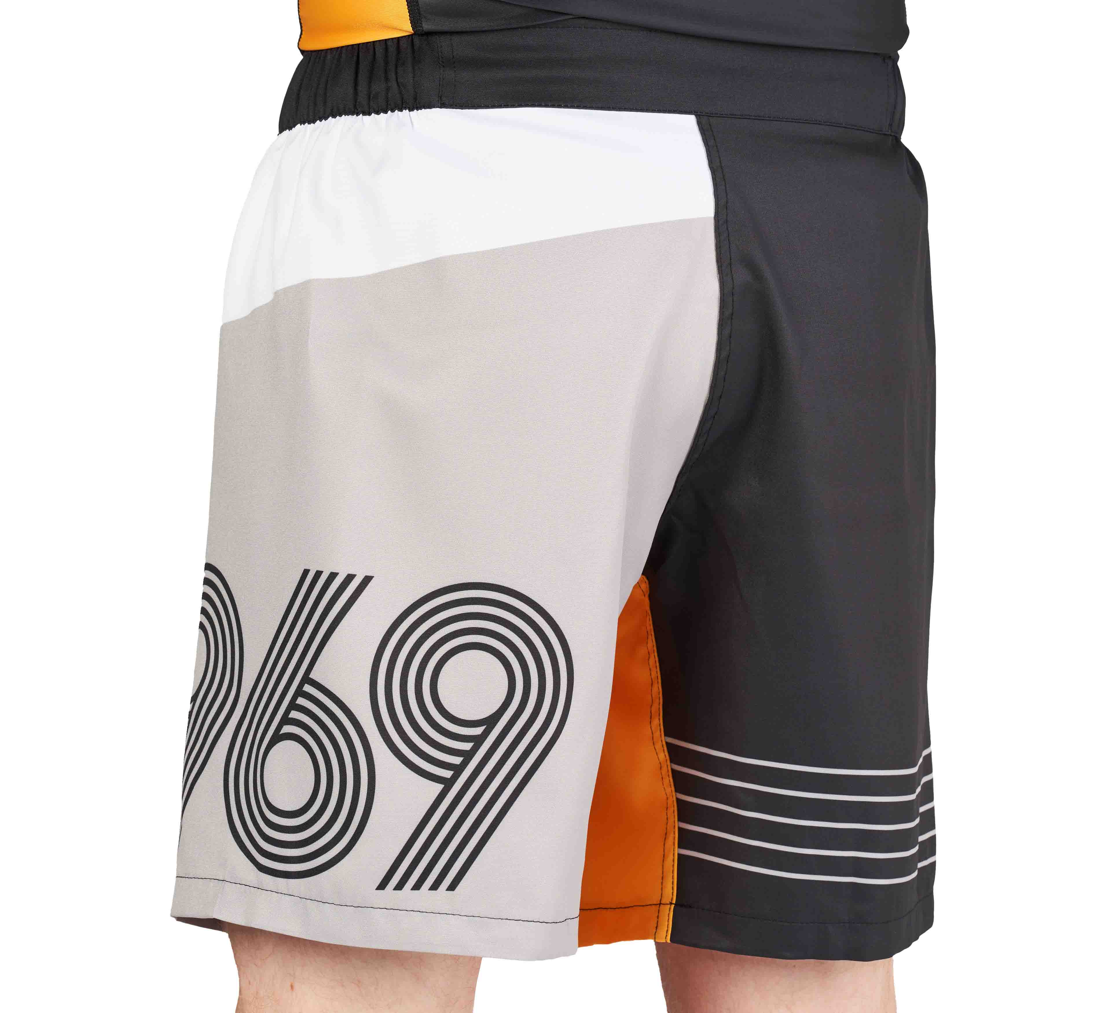 Linear Lockdown Lightweight Shorts Black/Orange