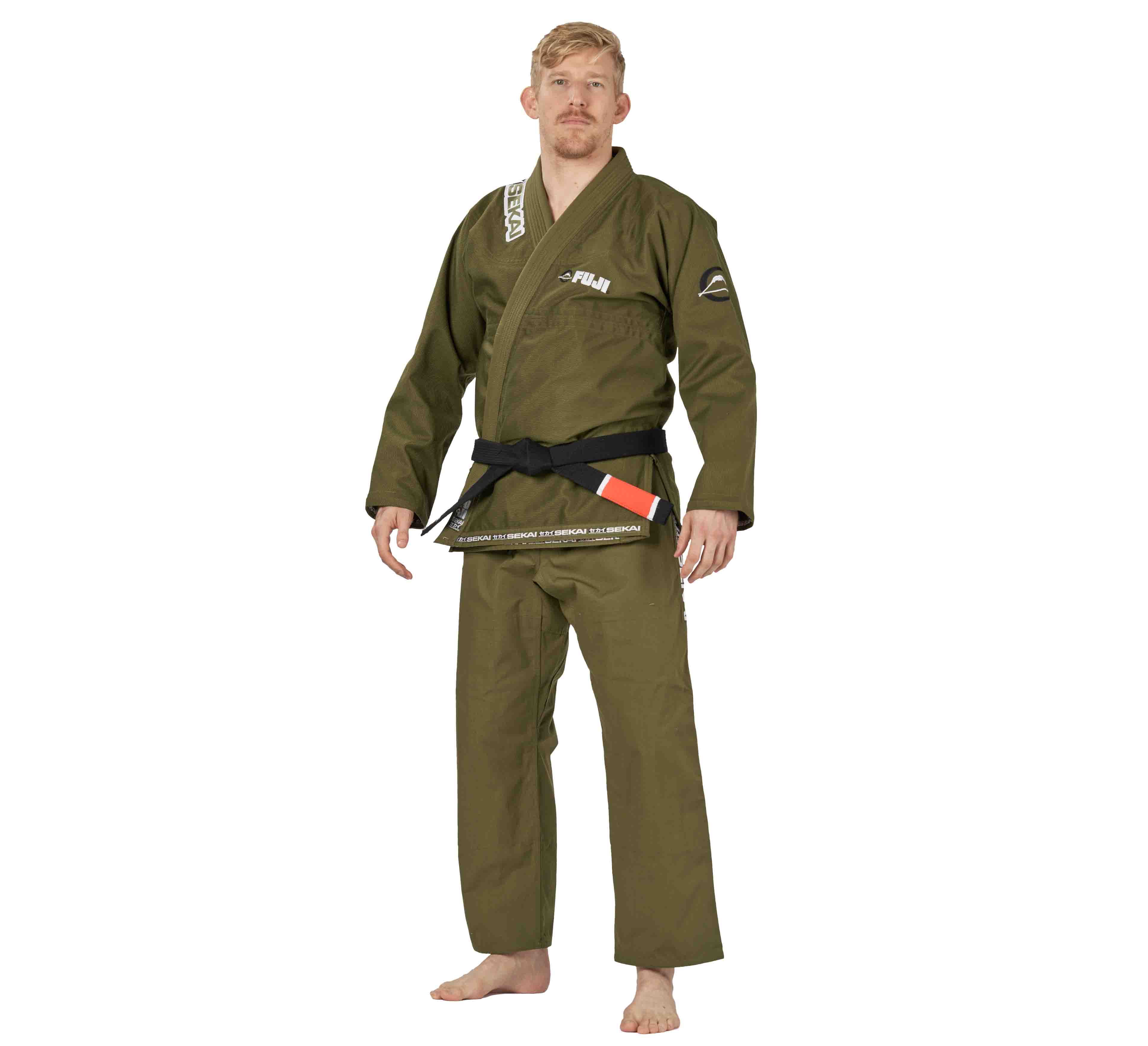 Sekai 2.0 BJJ Gi Military Green/Black