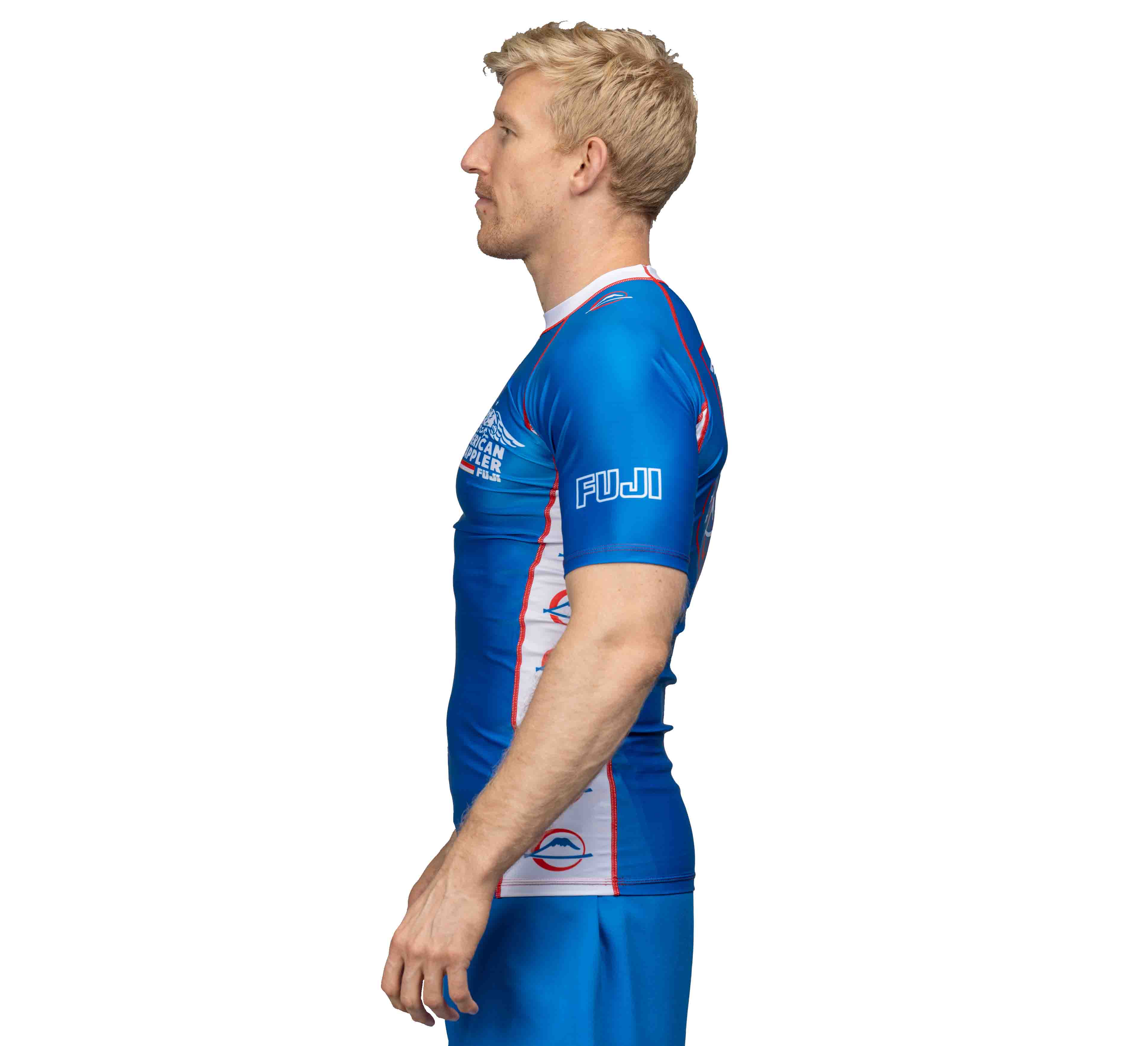 American Grappler Rashguard Blue