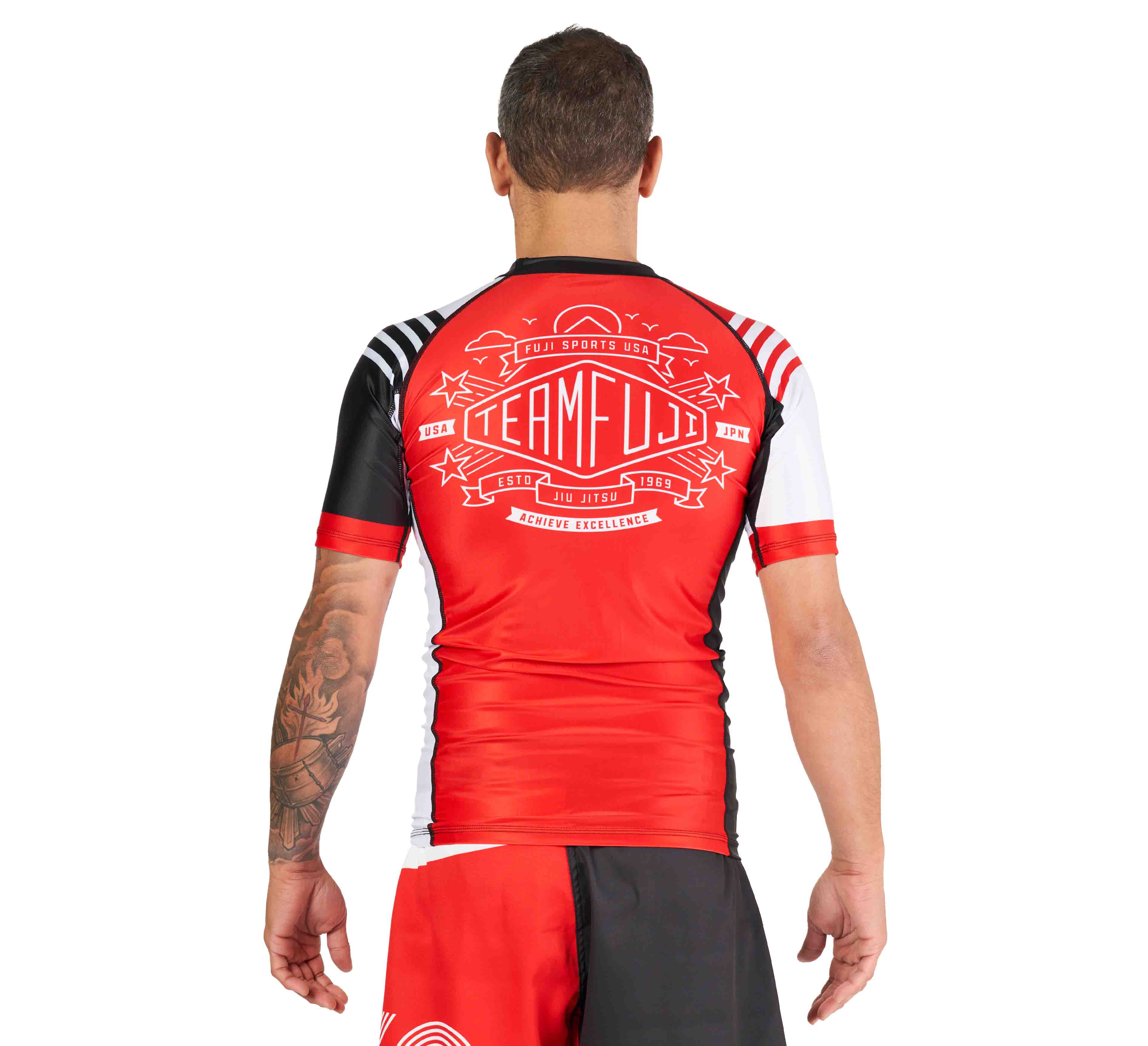 Linear Lockdown Rashguard Rashguard Black/Red