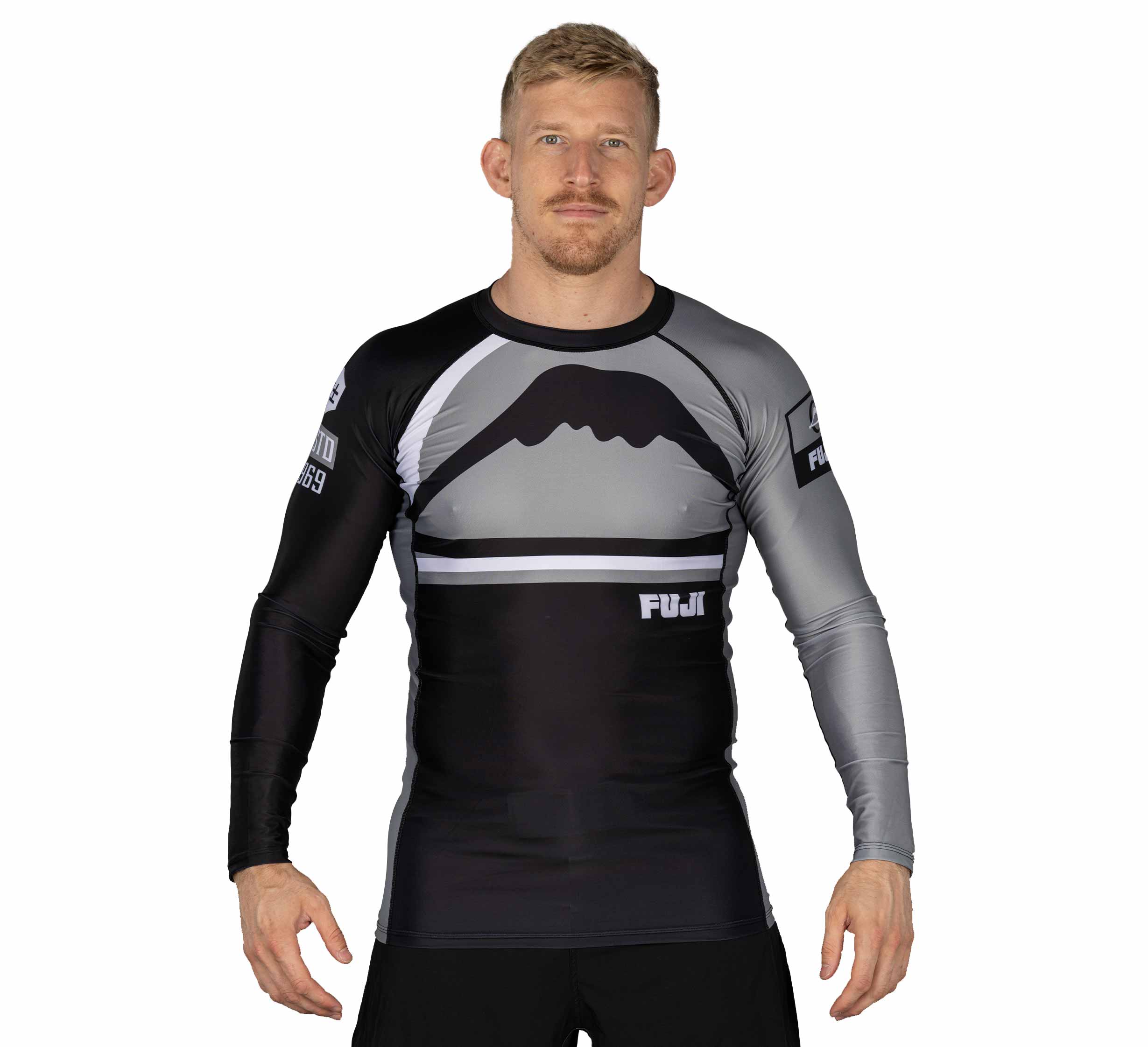 Mount Long Sleeve Rashguard Grey