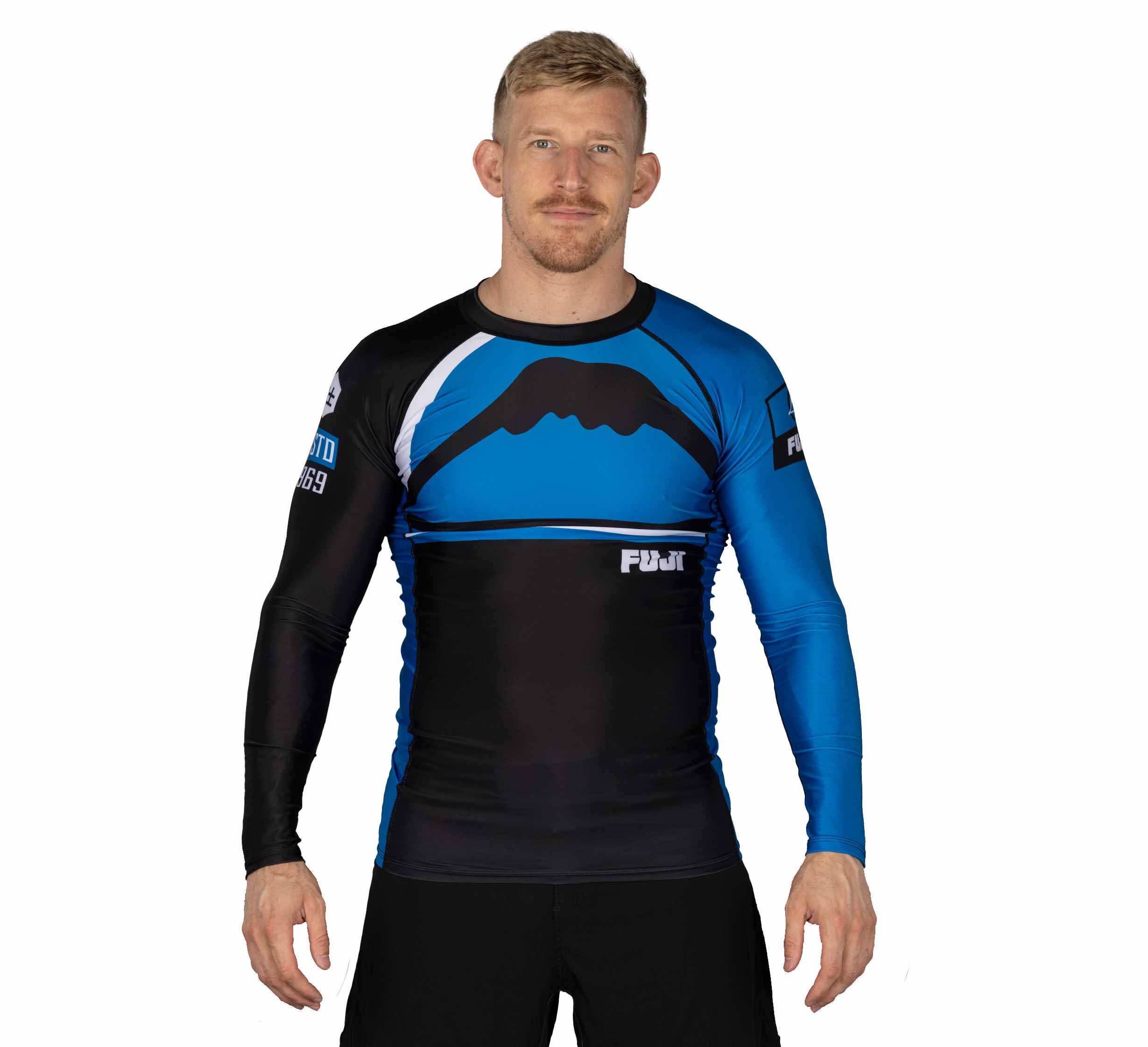 Mount Long Sleeve Rashguard Blue