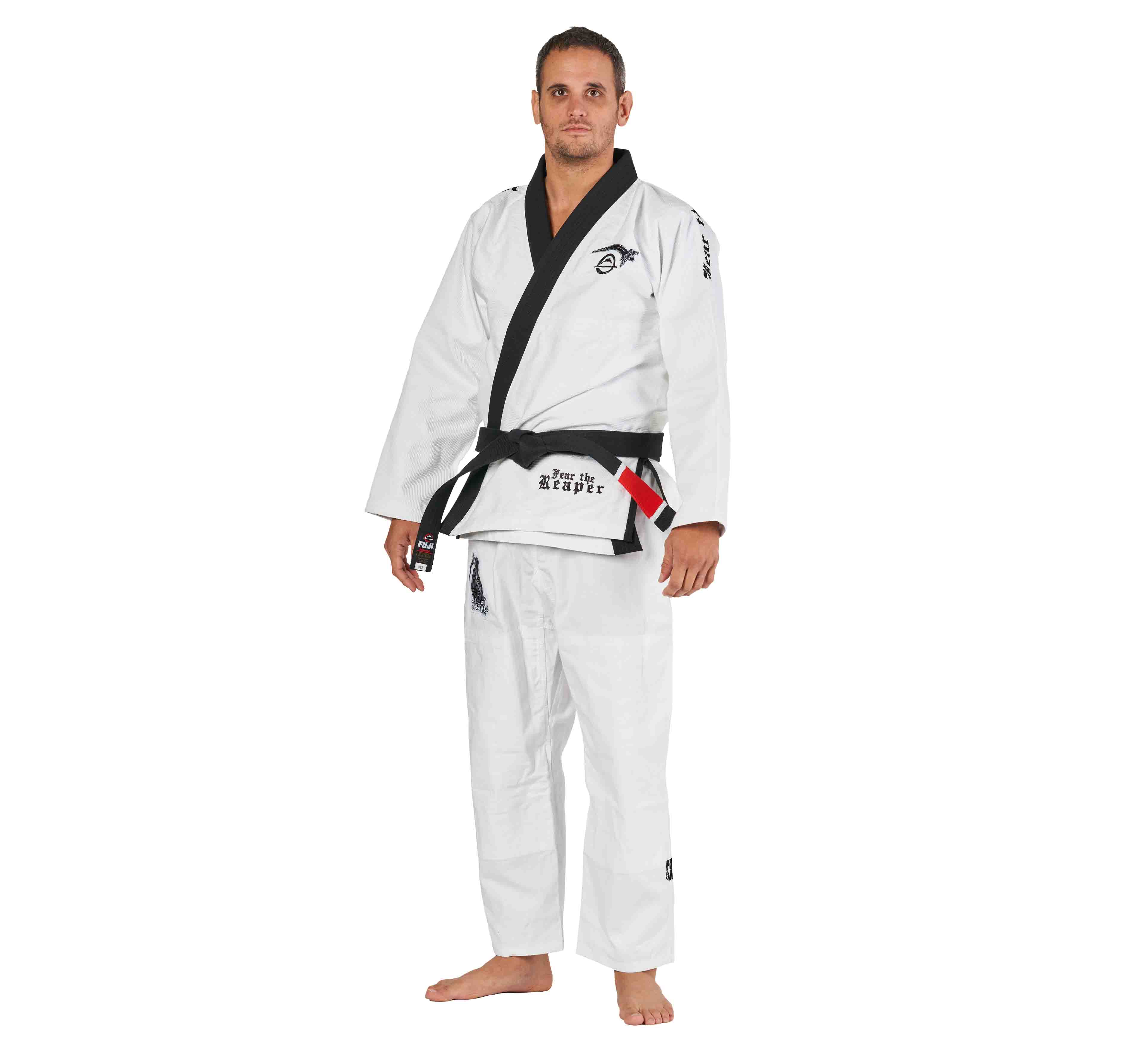 Sekai 2.0 BJJ Gi Fear The Reaper Edition White