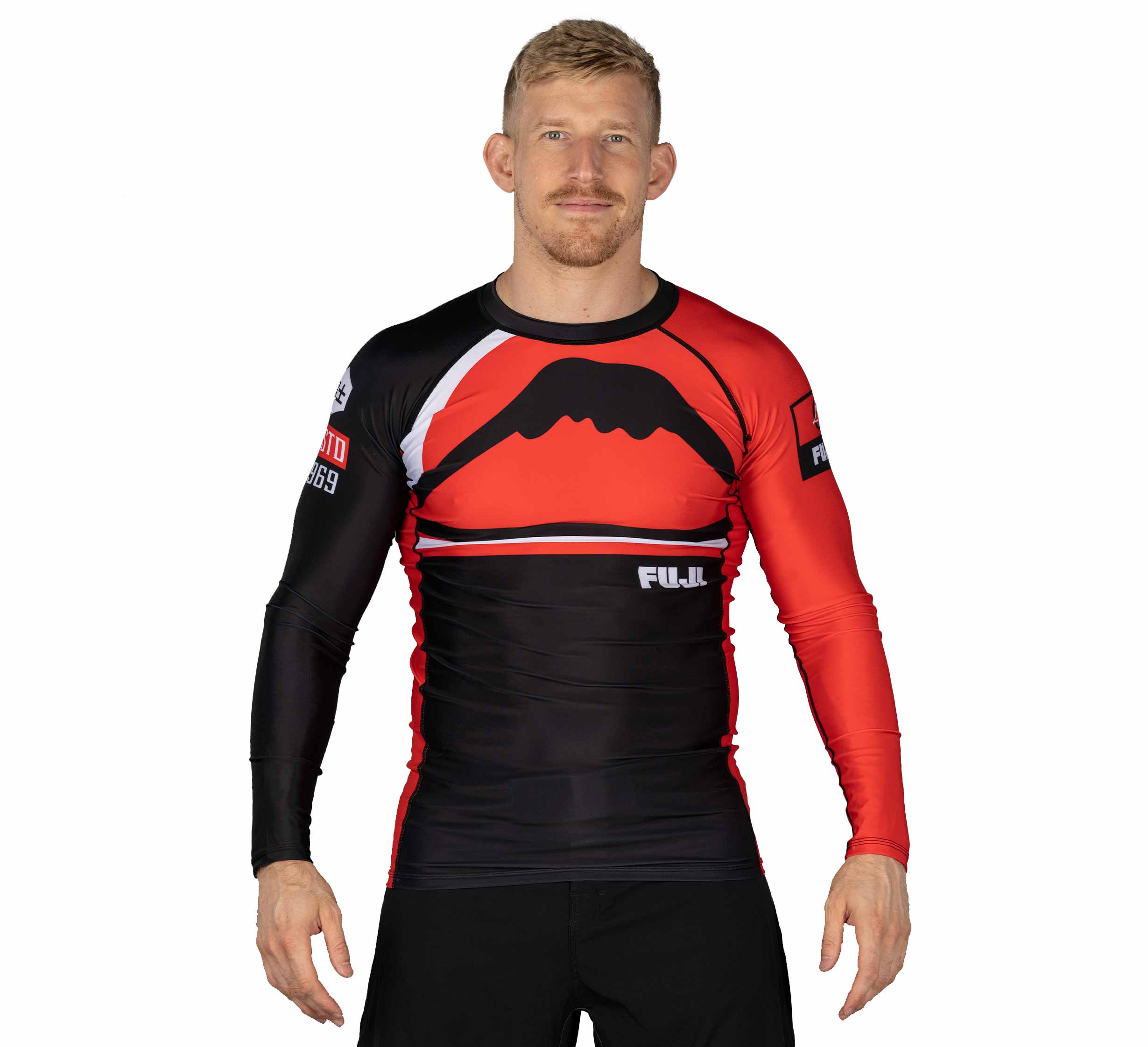 Mount Long Sleeve Rashguard Red