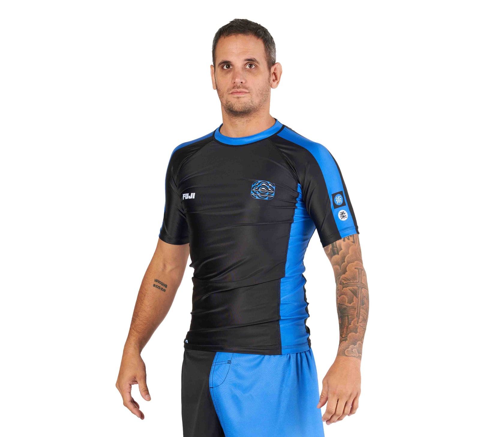 Tapout Technical Rashguard Black/Blue – FUJI Sports