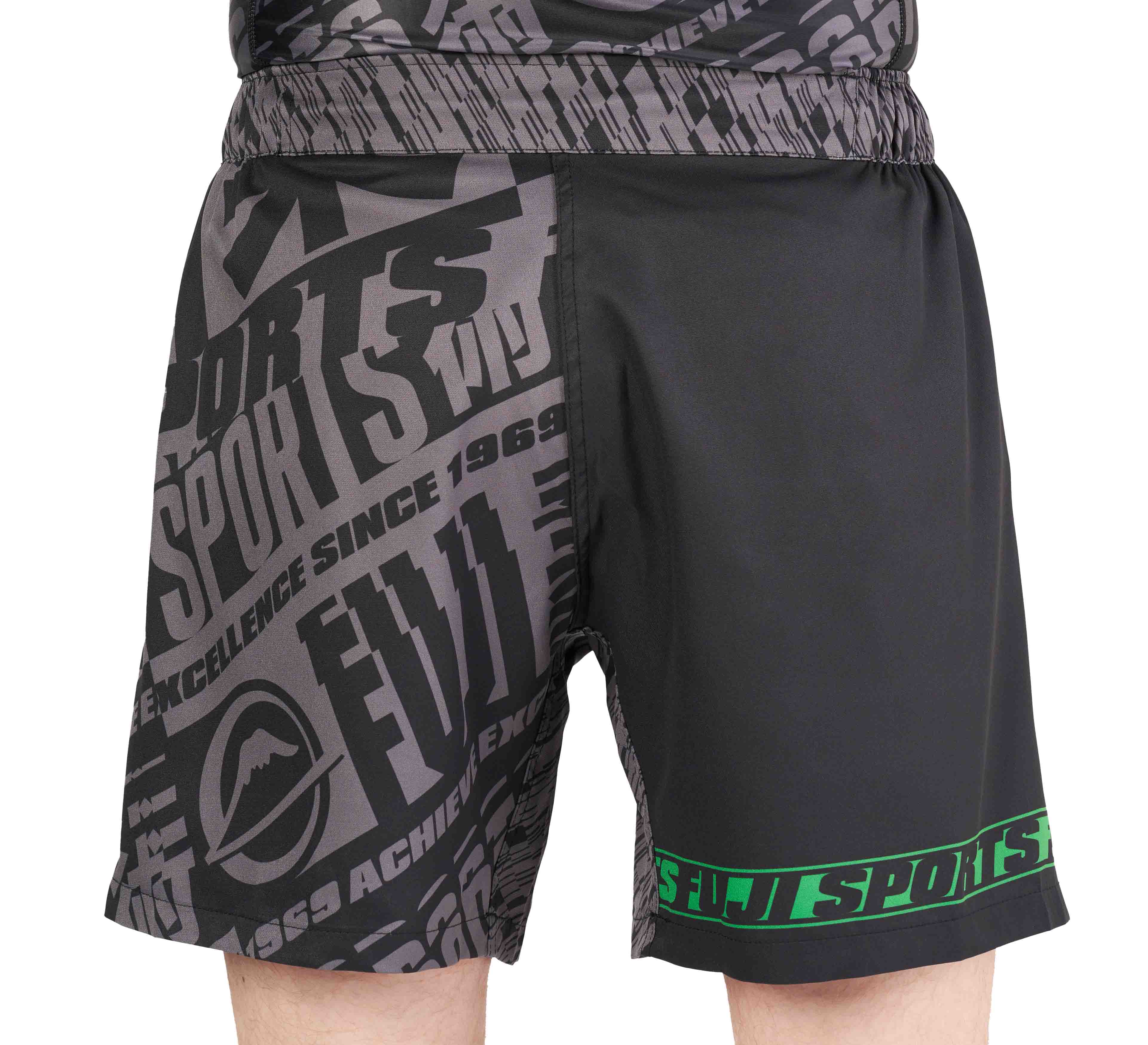 High Impact Lightweight Shorts Black/Green